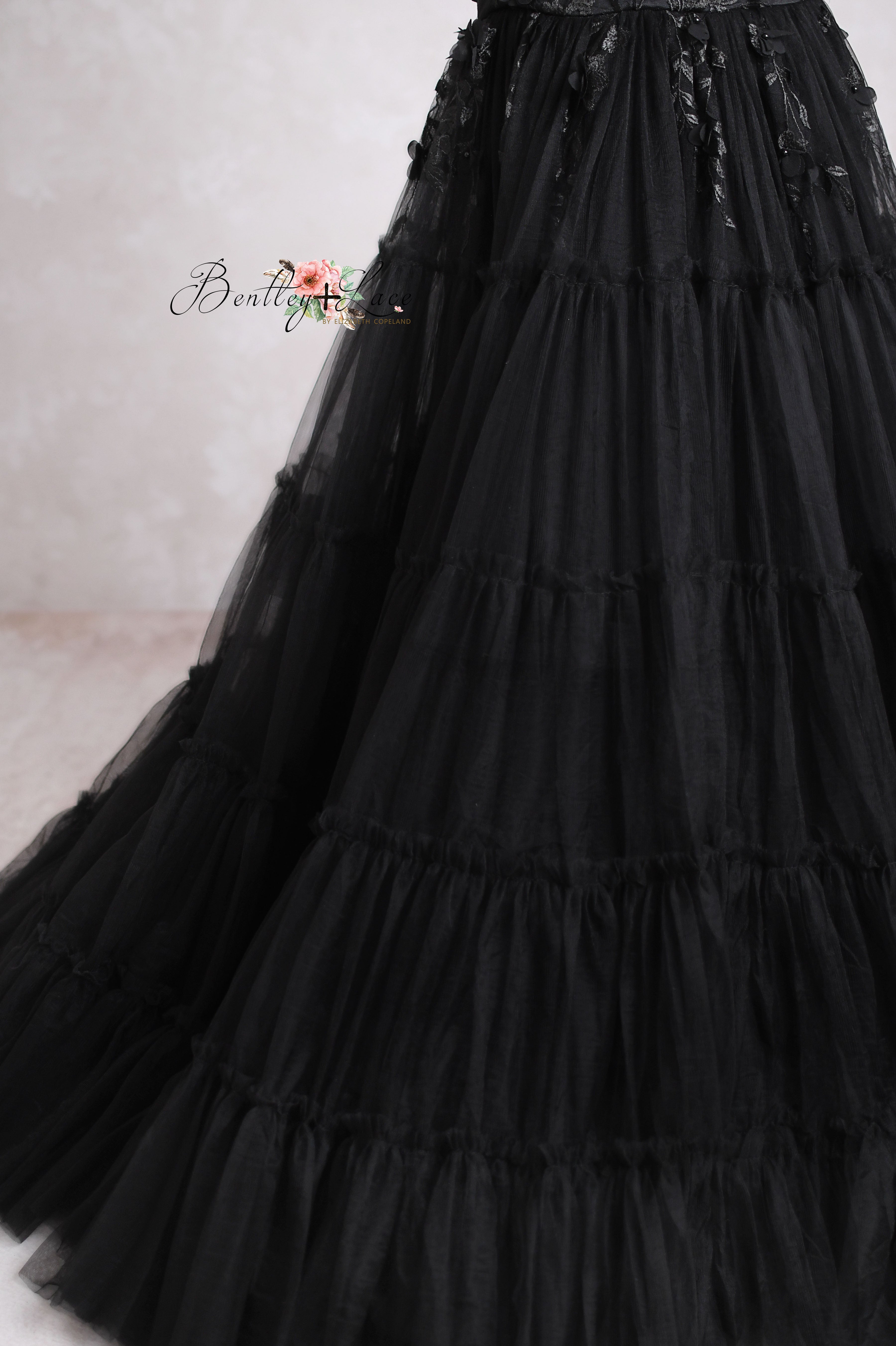 Heavenly-Couture Teen/Mommy Gown - Floor Length DRESS-Custom colors available - Editorial Dress, Couture Gown, Special Occasion Dress