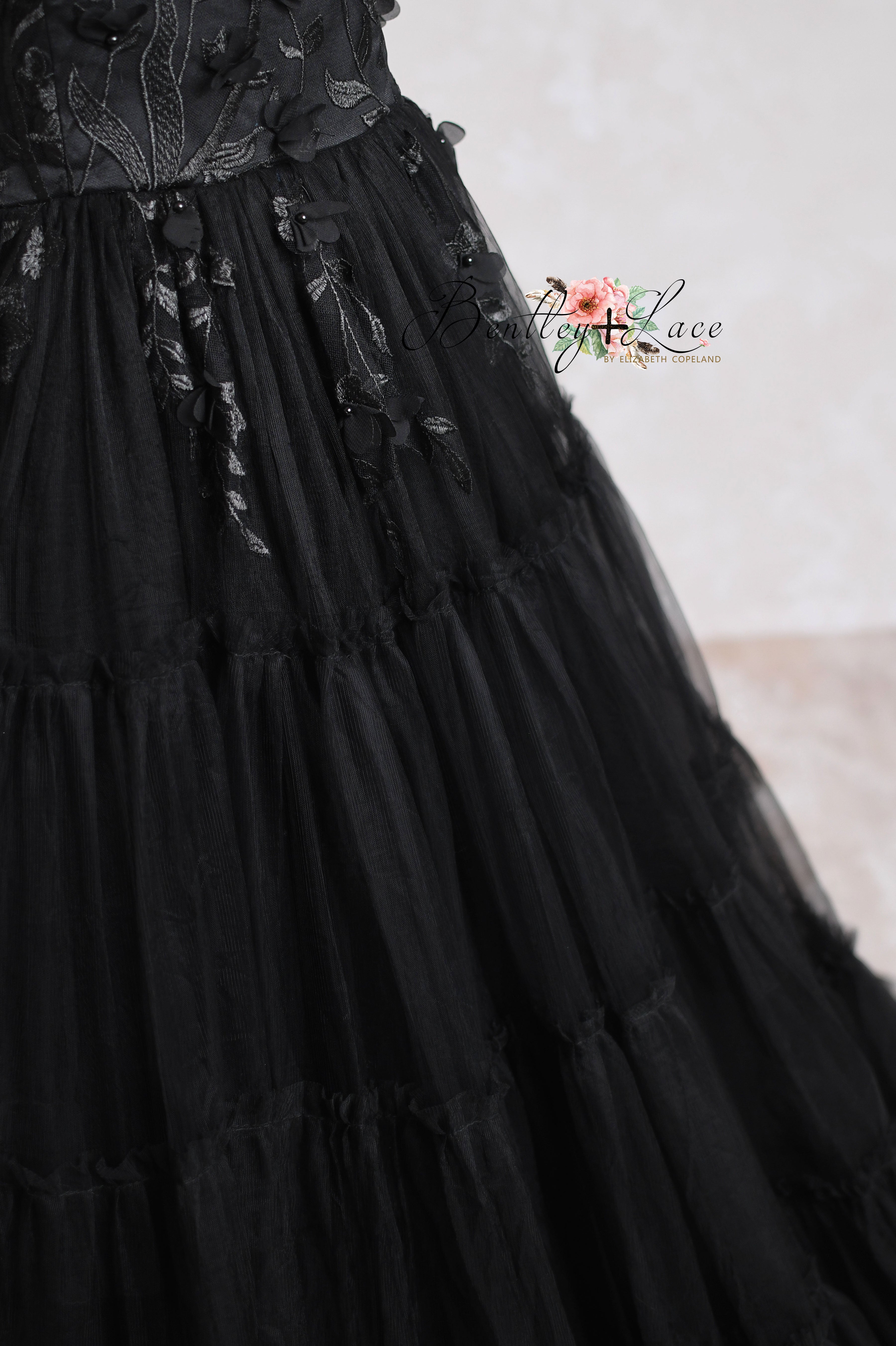 Heavenly-Couture Teen/Mommy Gown - Floor Length DRESS-Custom colors available - Editorial Dress, Couture Gown, Special Occasion Dress
