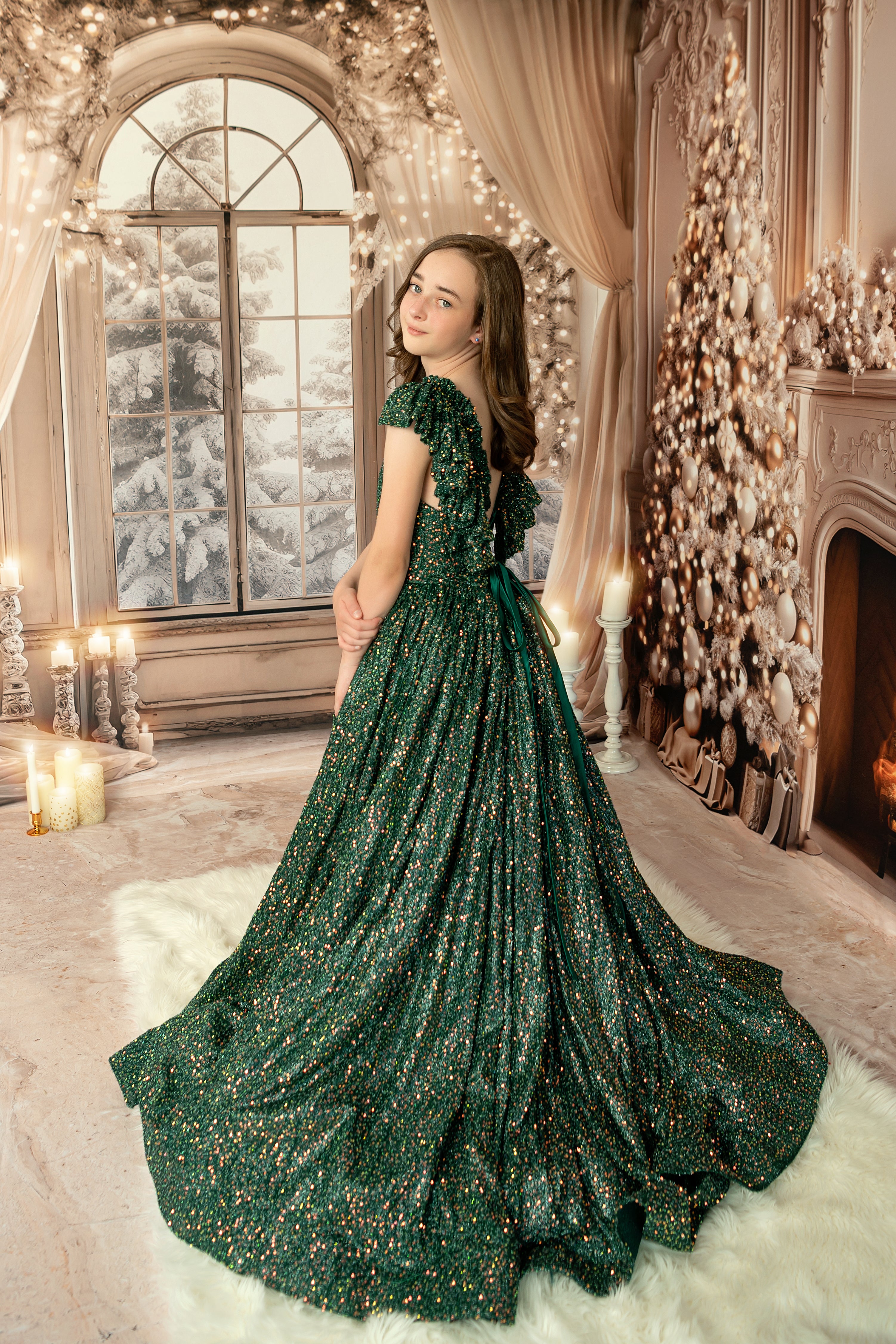 "Holly" -   Floor length ( 9 Year - Petite 10 Year)