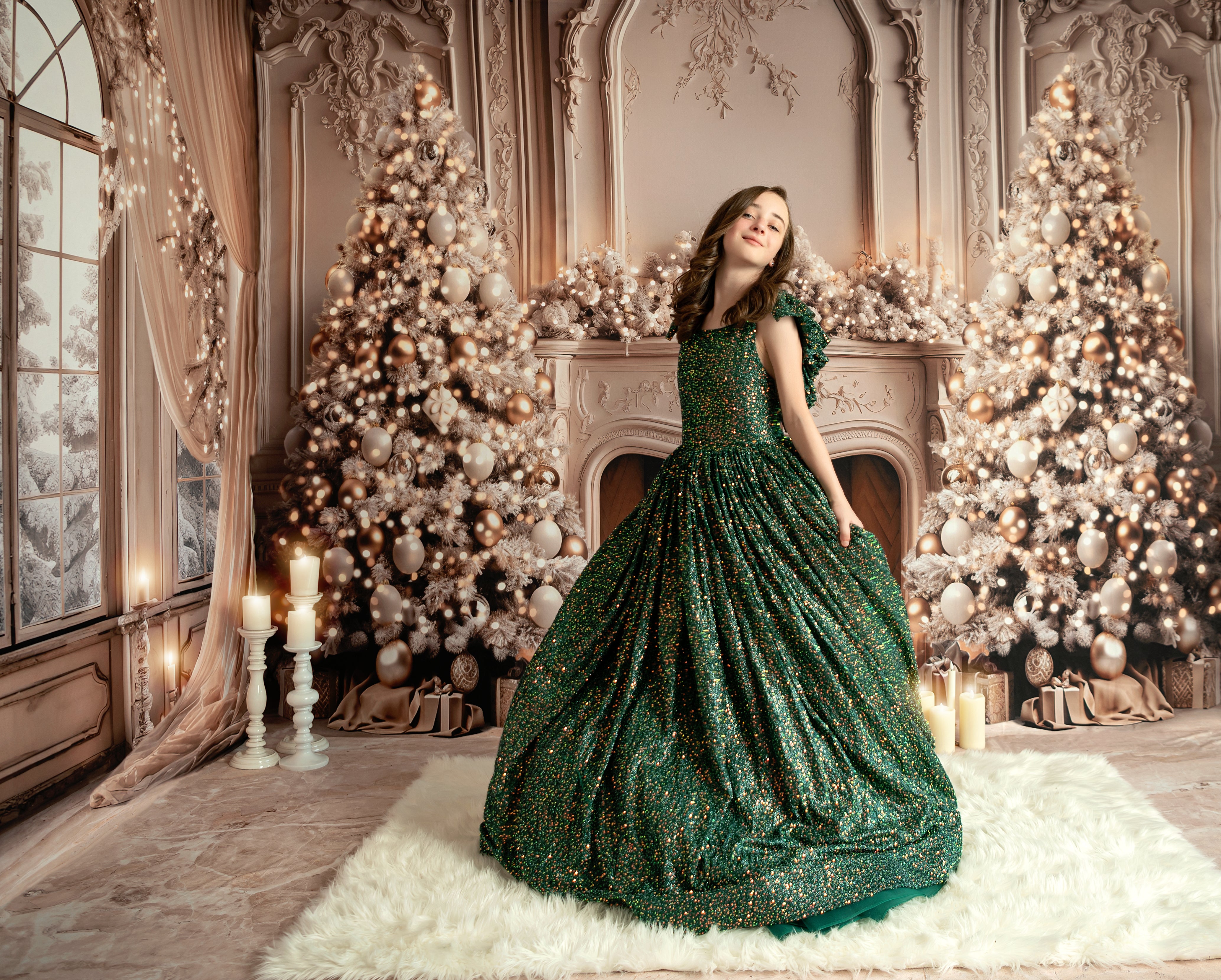 "Holly" -   Floor length ( 9 Year - Petite 10 Year)