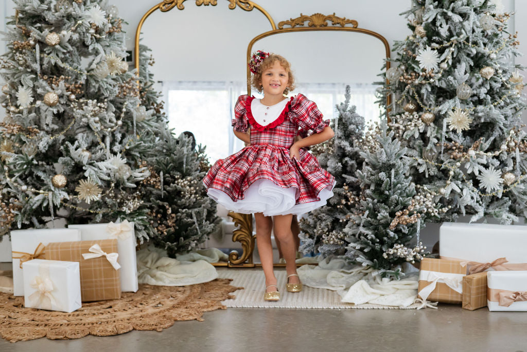 HOLIDAY MAGIC PETAL - Red (5-7 year)