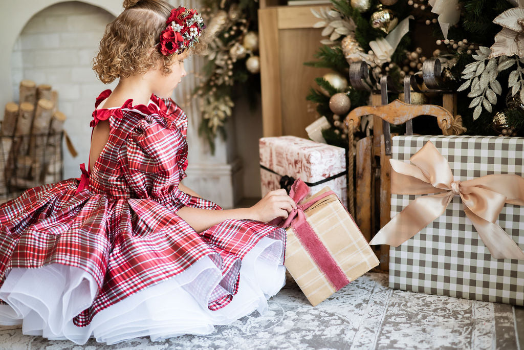 HOLIDAY MAGIC PETAL - Red (5-7 year)