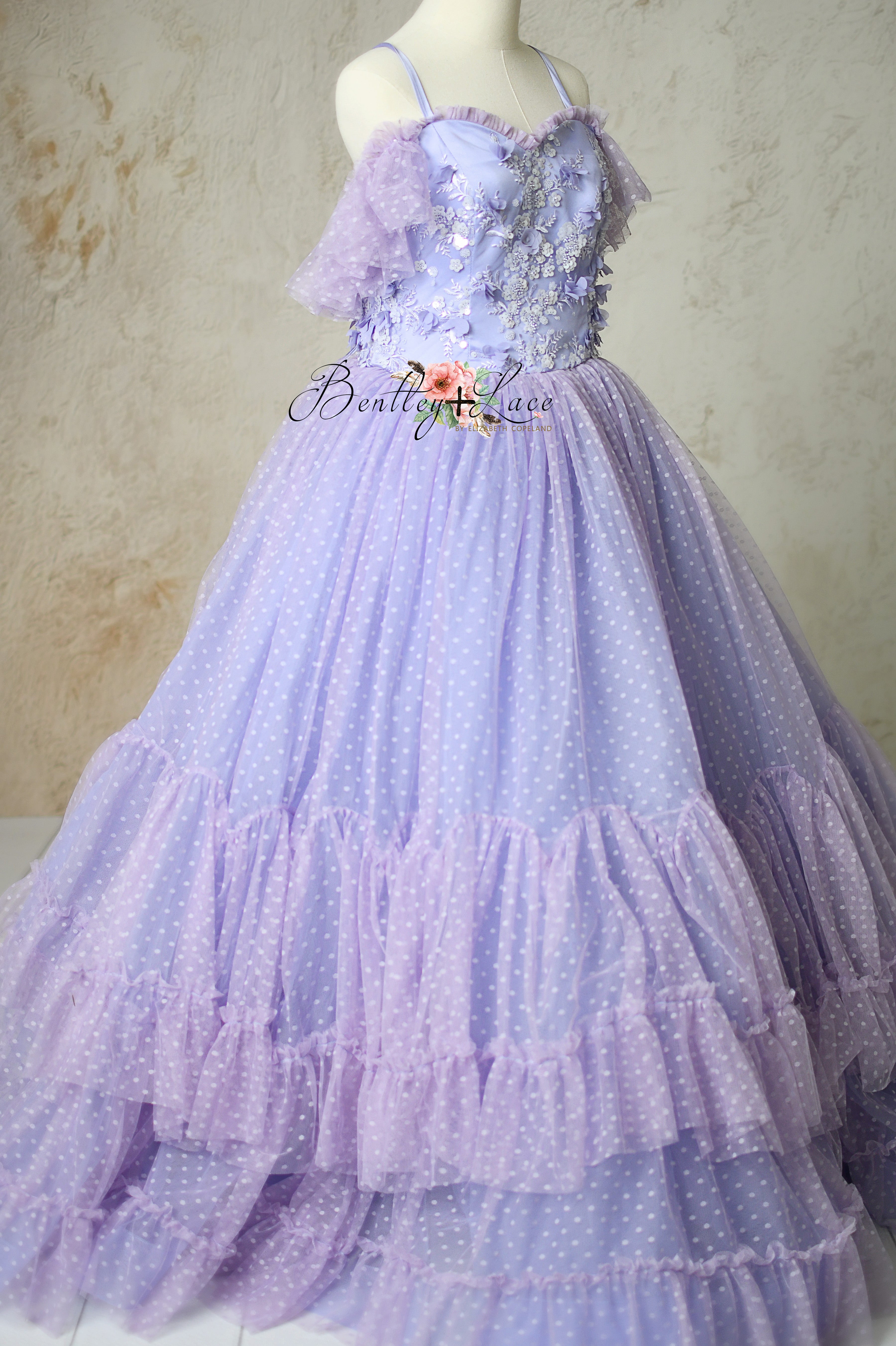 "Lilac Enchantment"- Floor length gown (Adult gown Size 0-8)
