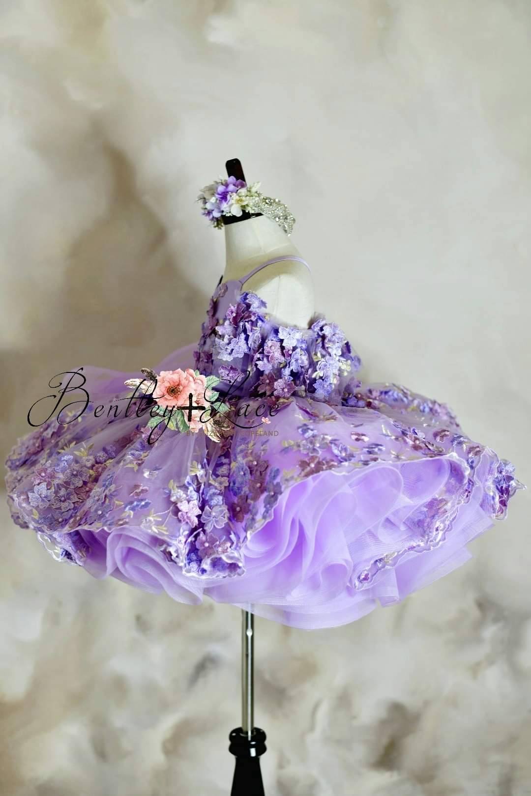 REMNANT Purple 3d flowers