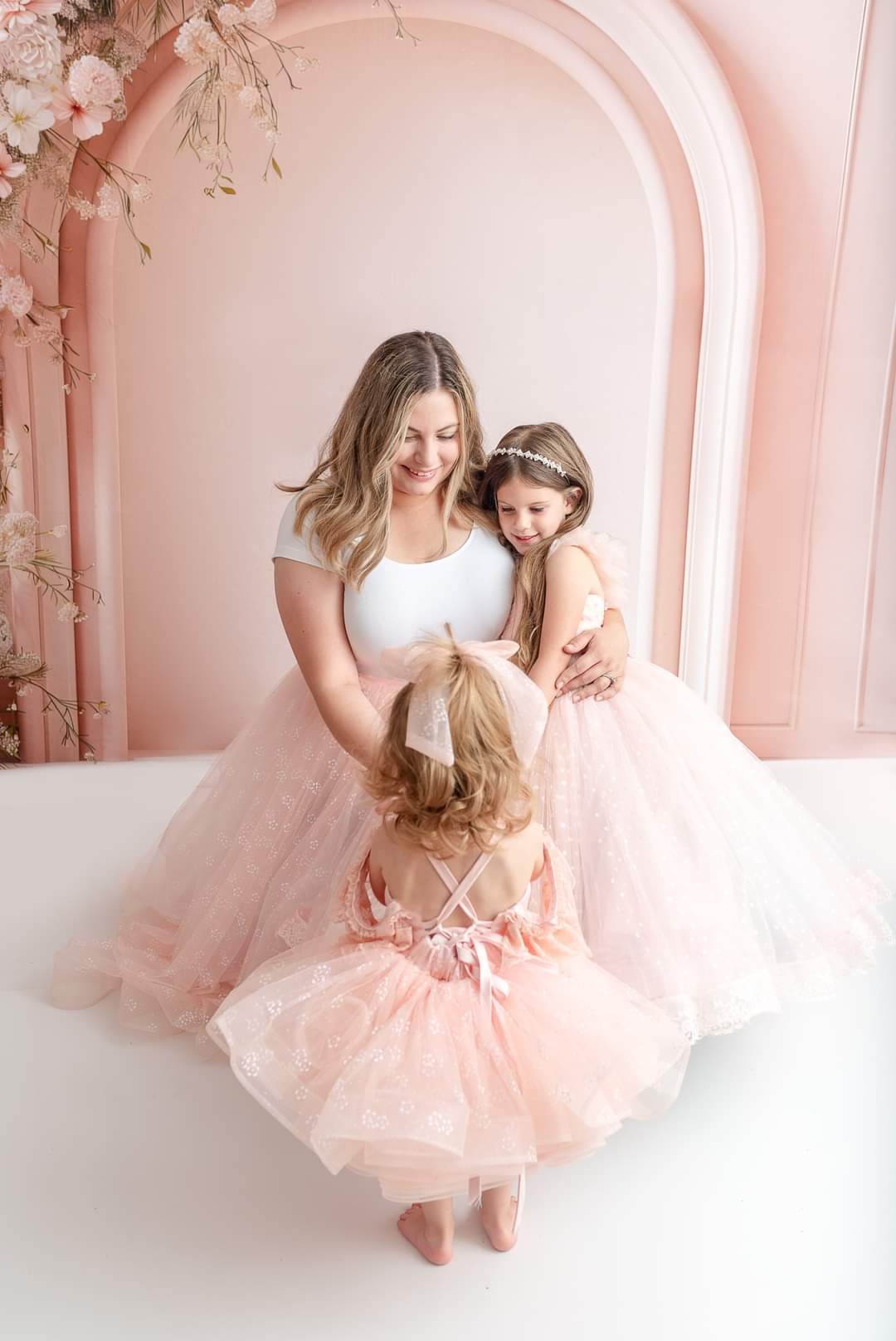 Detachable Daisy fabric+tulle skirts (Child -Adult Sizes) - Custom color / fabric options available