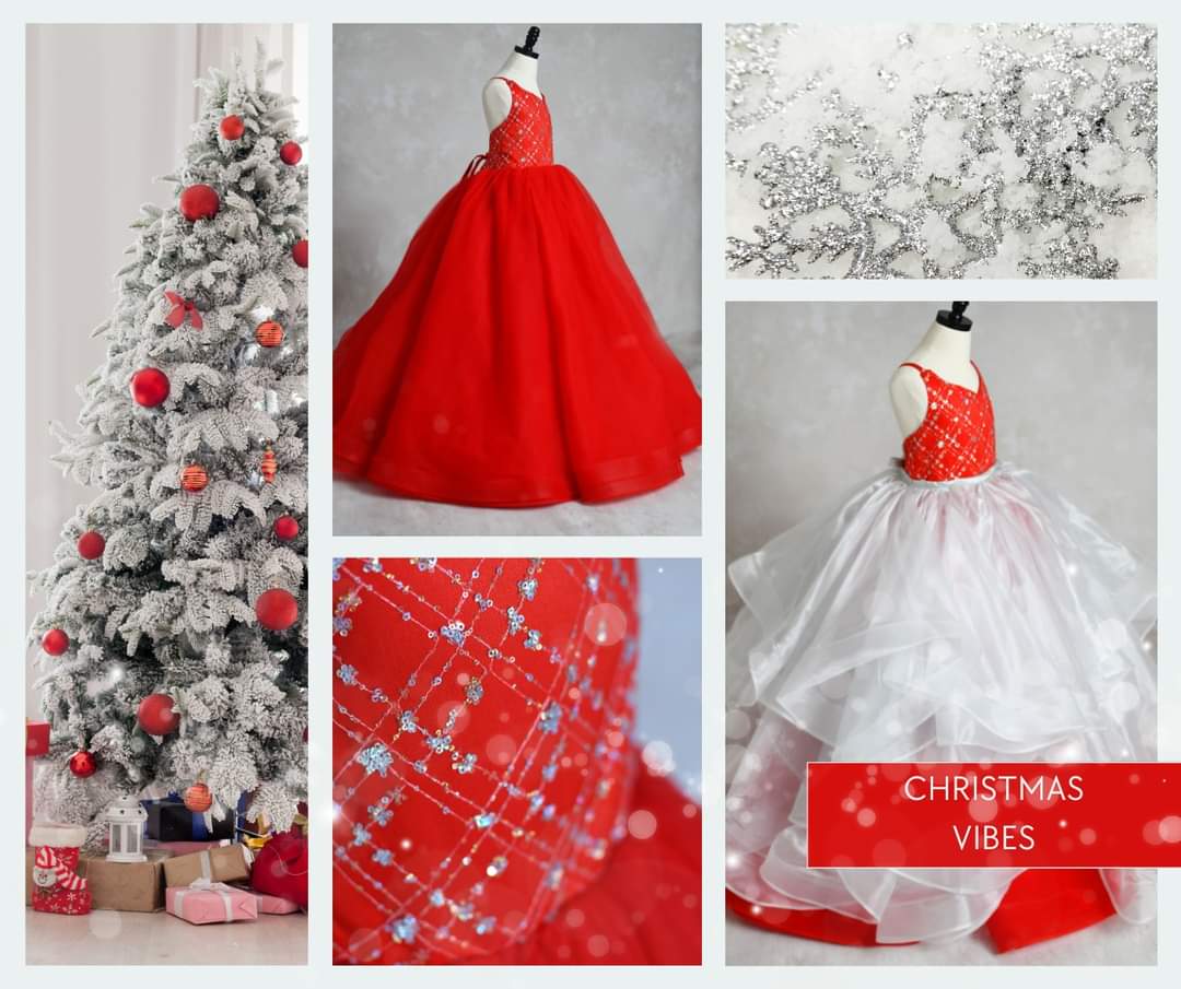 REMNANT Red sparkles short dress, can be upgraded as shown- detachable skirt is extra