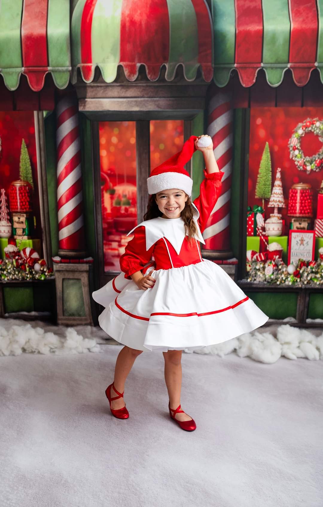 Elf on shelf inspired dress
