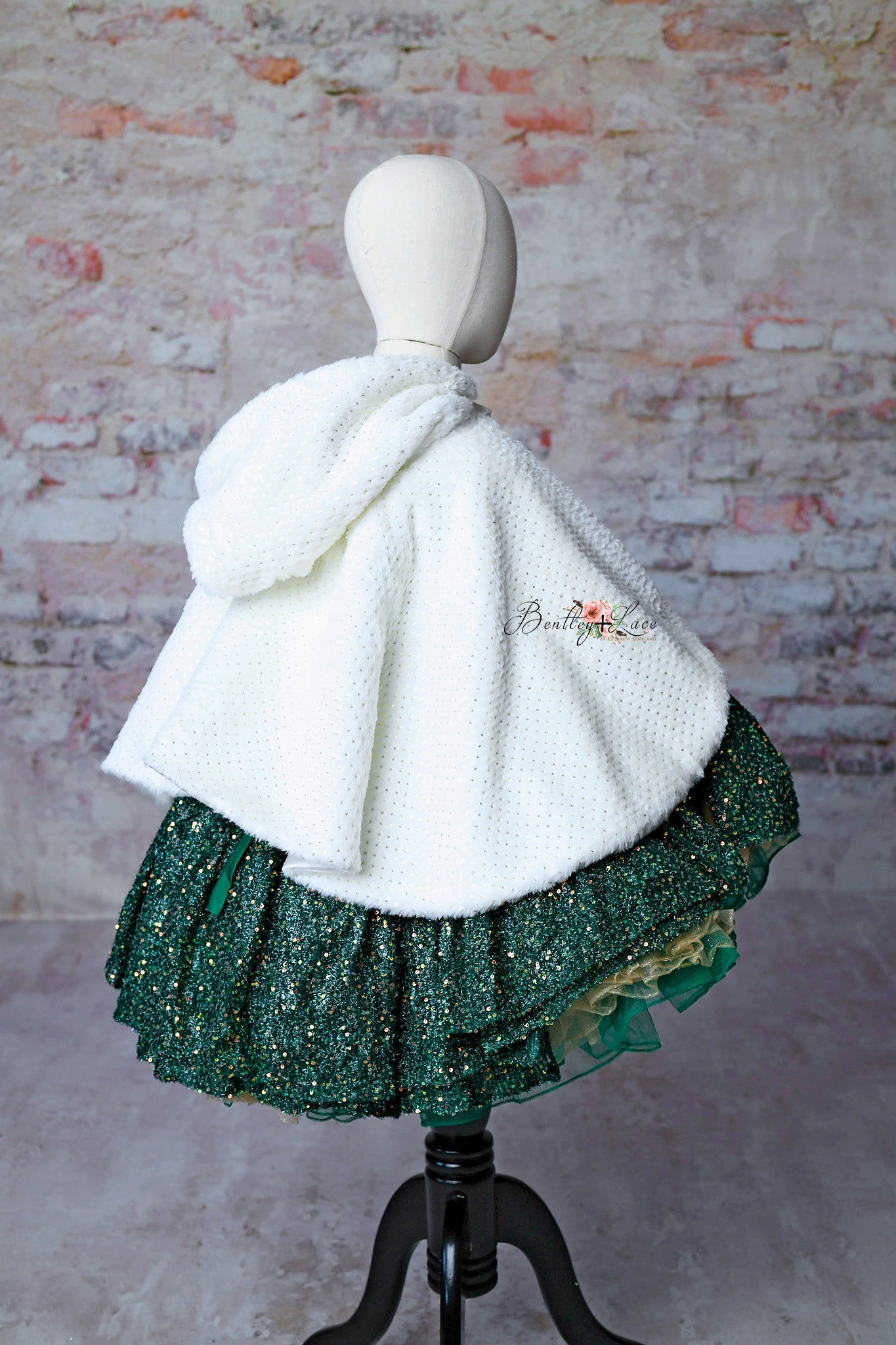 "Holly" Couture Holiday Rental Gown | Petal Length | Size 6 Year to Petite 8