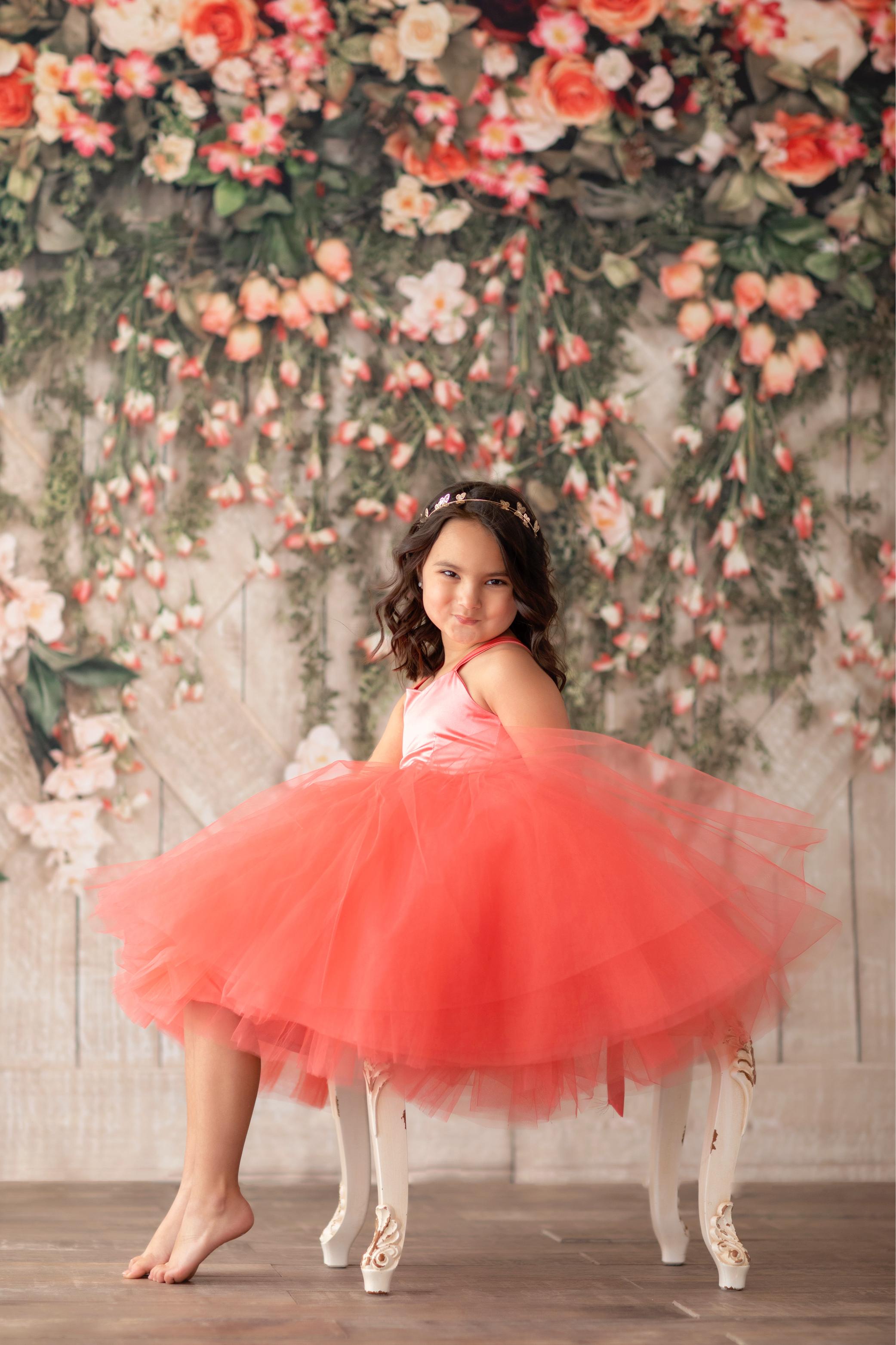 Simple Short Tulle Dress | Custom Color Options | Editorial Couture for Special Occasions