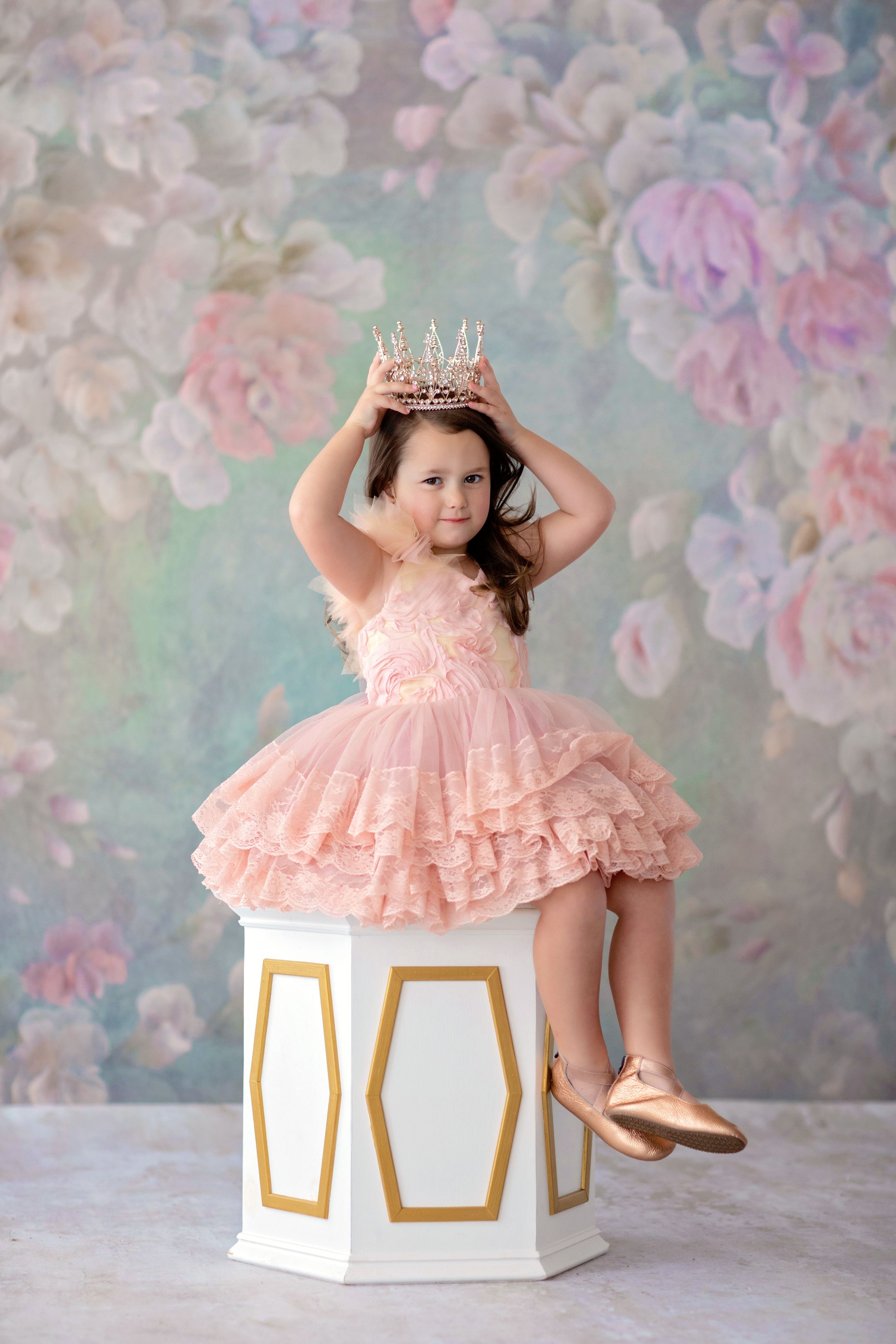 REMNANT posy bubble gum pink
