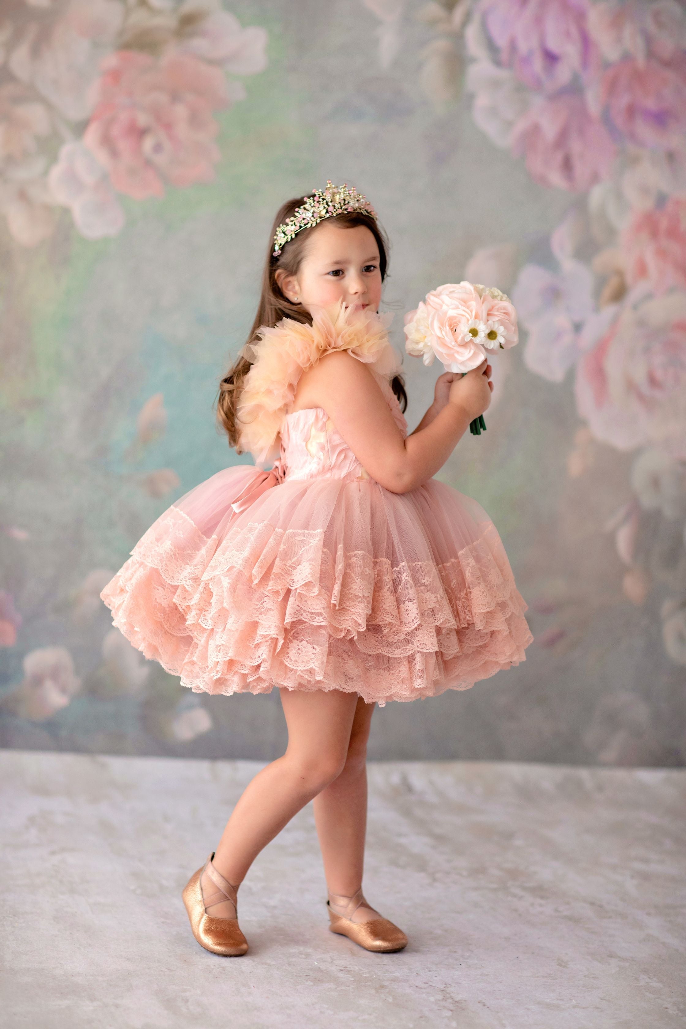 REMNANT posy bubble gum pink