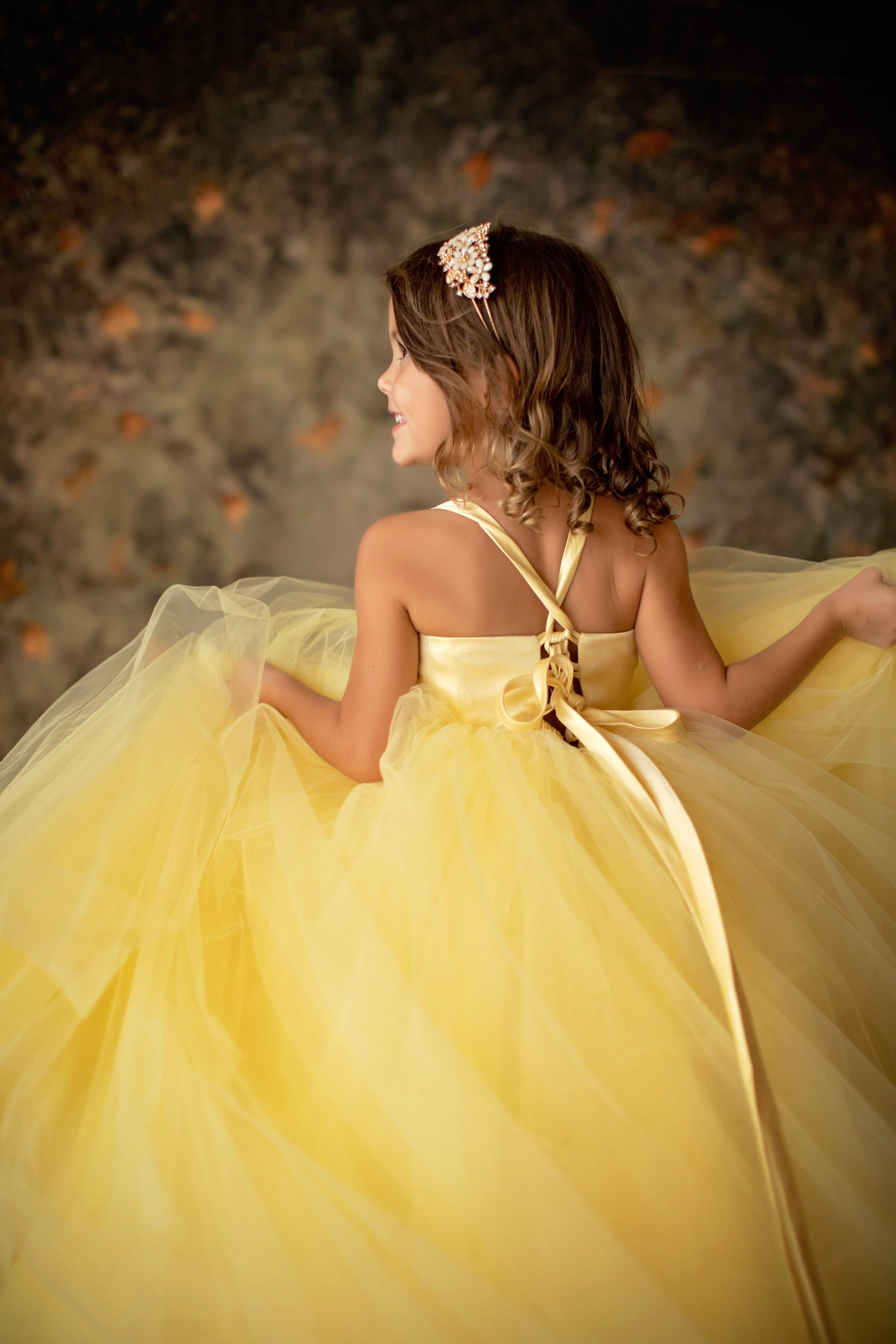 Simple Tulle Floor-Length Dress with Satin Bodice | Custom Color Options | Couture Gown for Special Occasions