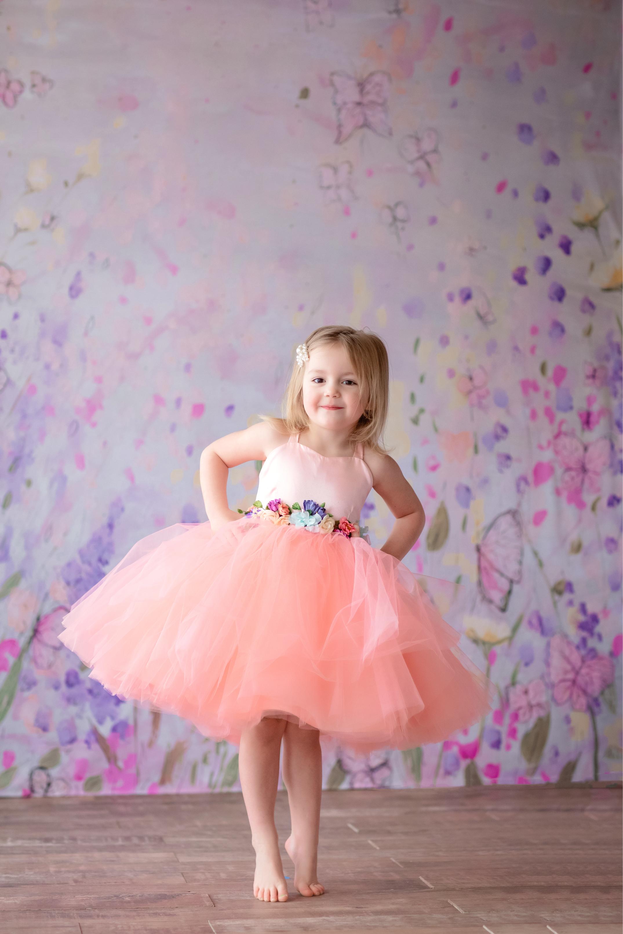 Simple Short Tulle Dress | Custom Color Options | Editorial Couture for Special Occasions