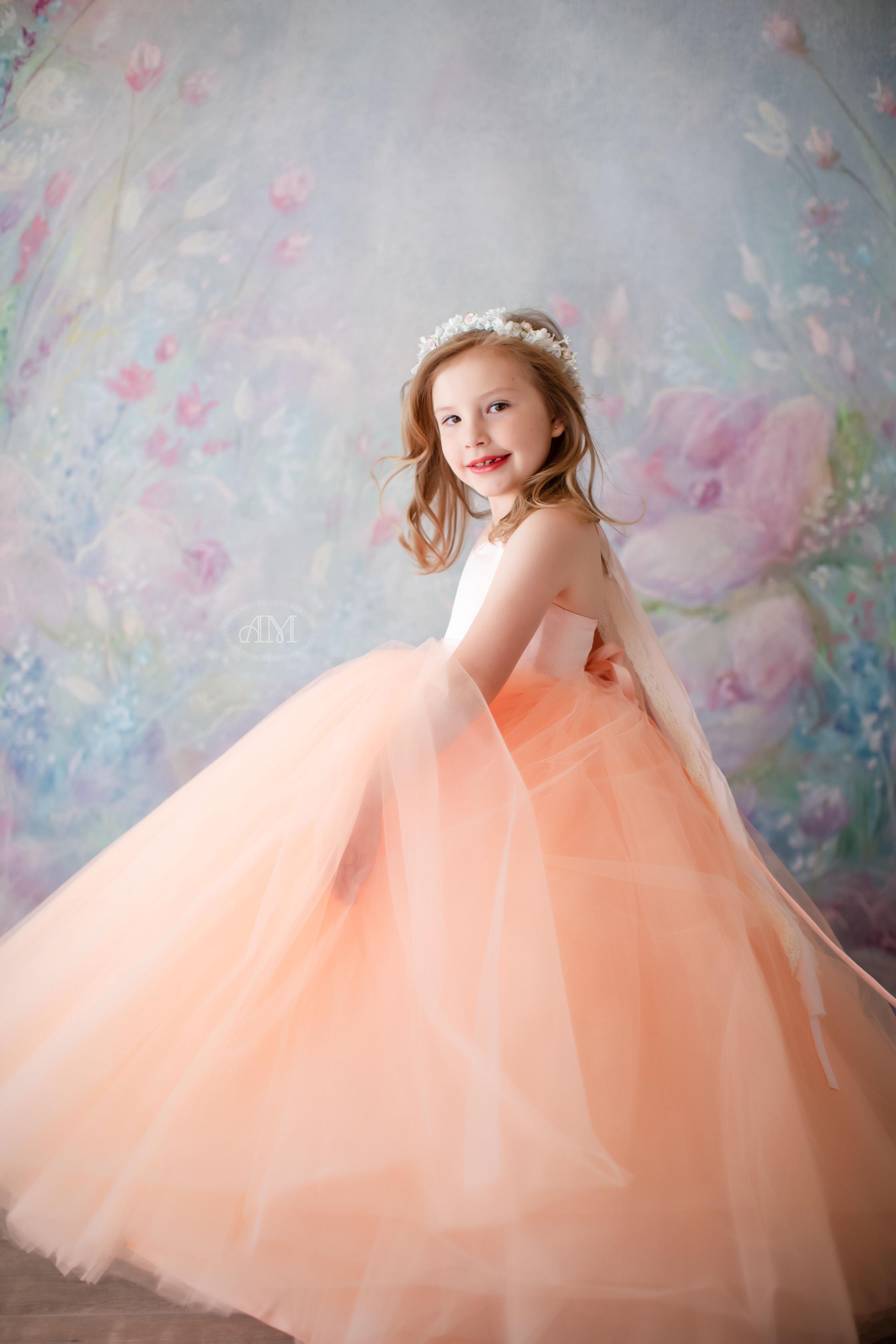 Simple Tulle Floor-Length Dress with Satin Bodice | Custom Color Options | Couture Gown for Special Occasions