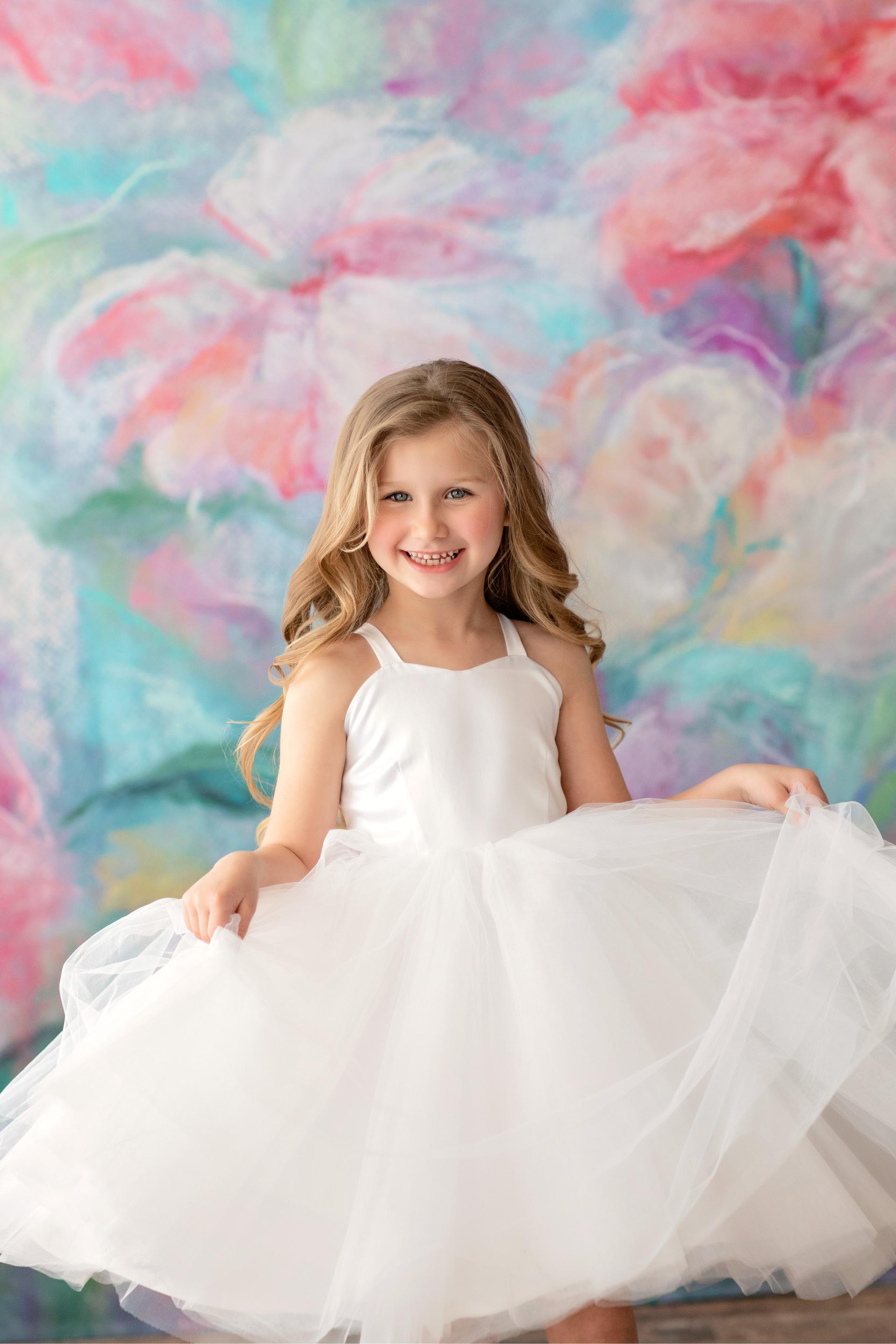 Simple Short Tulle Dress | Custom Color Options | Editorial Couture for Special Occasions