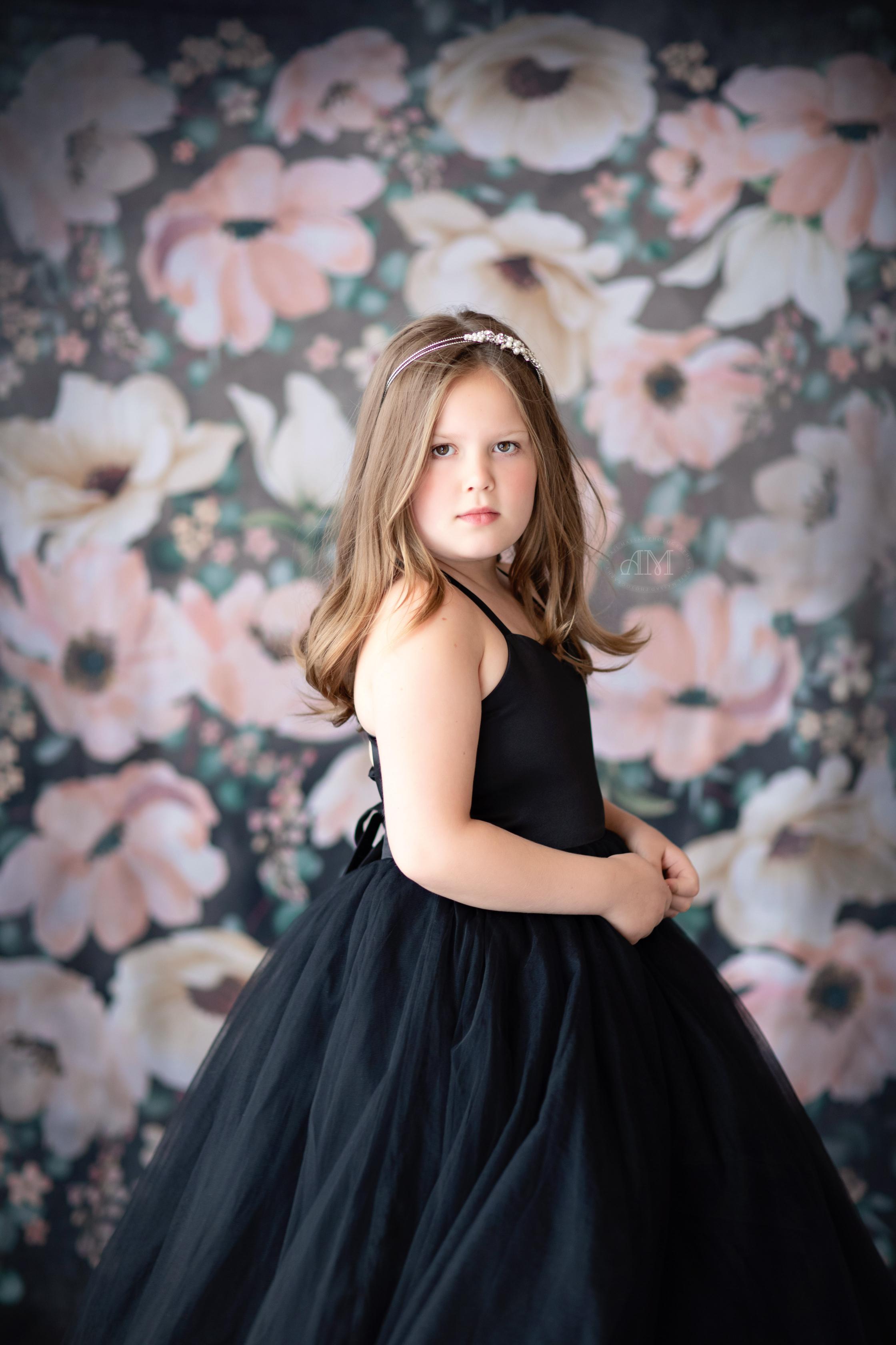 Simple Tulle Floor-Length Dress with Satin Bodice | Custom Color Options | Couture Gown for Special Occasions
