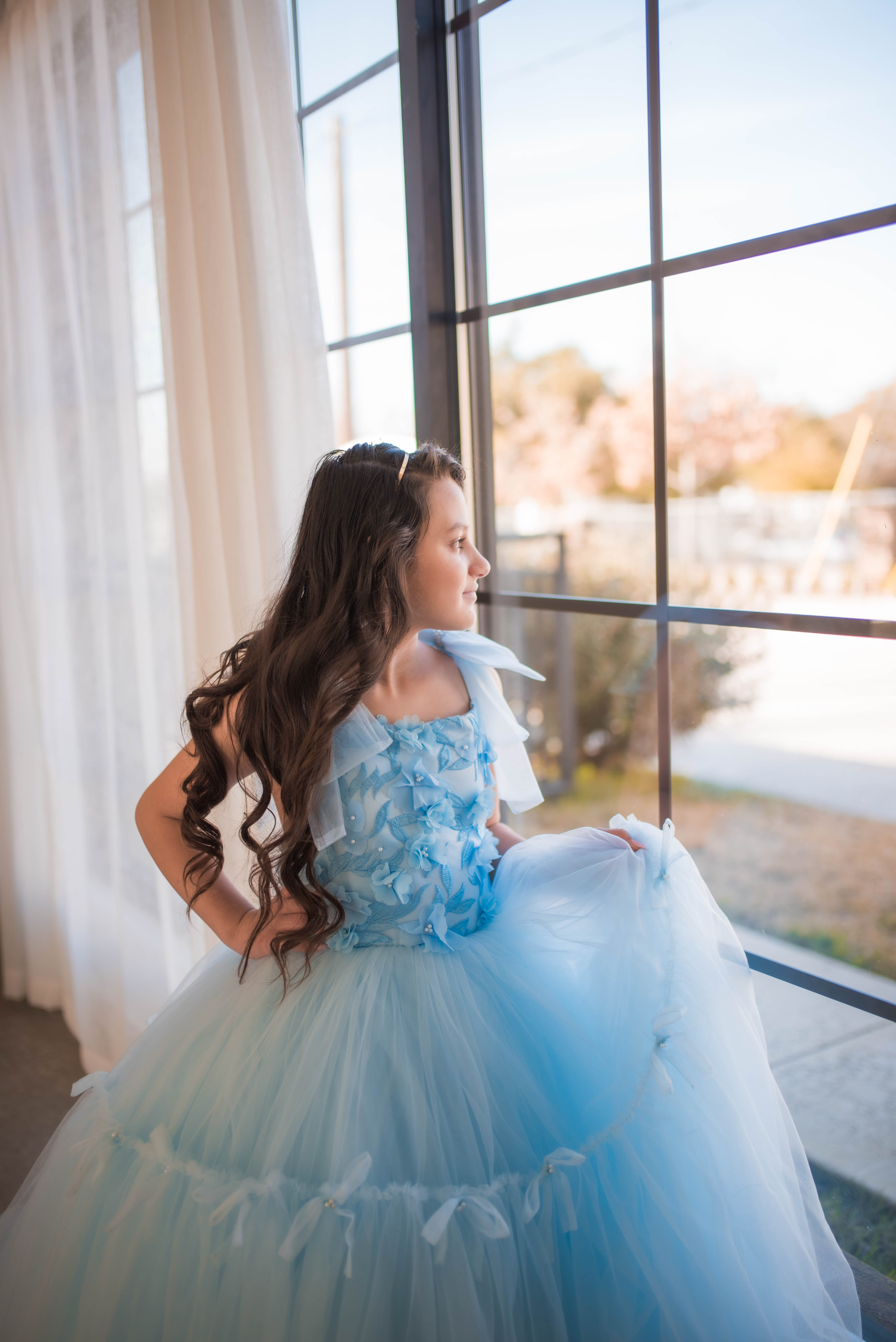 Madeleine- floor long gown (12 Year-14 year)