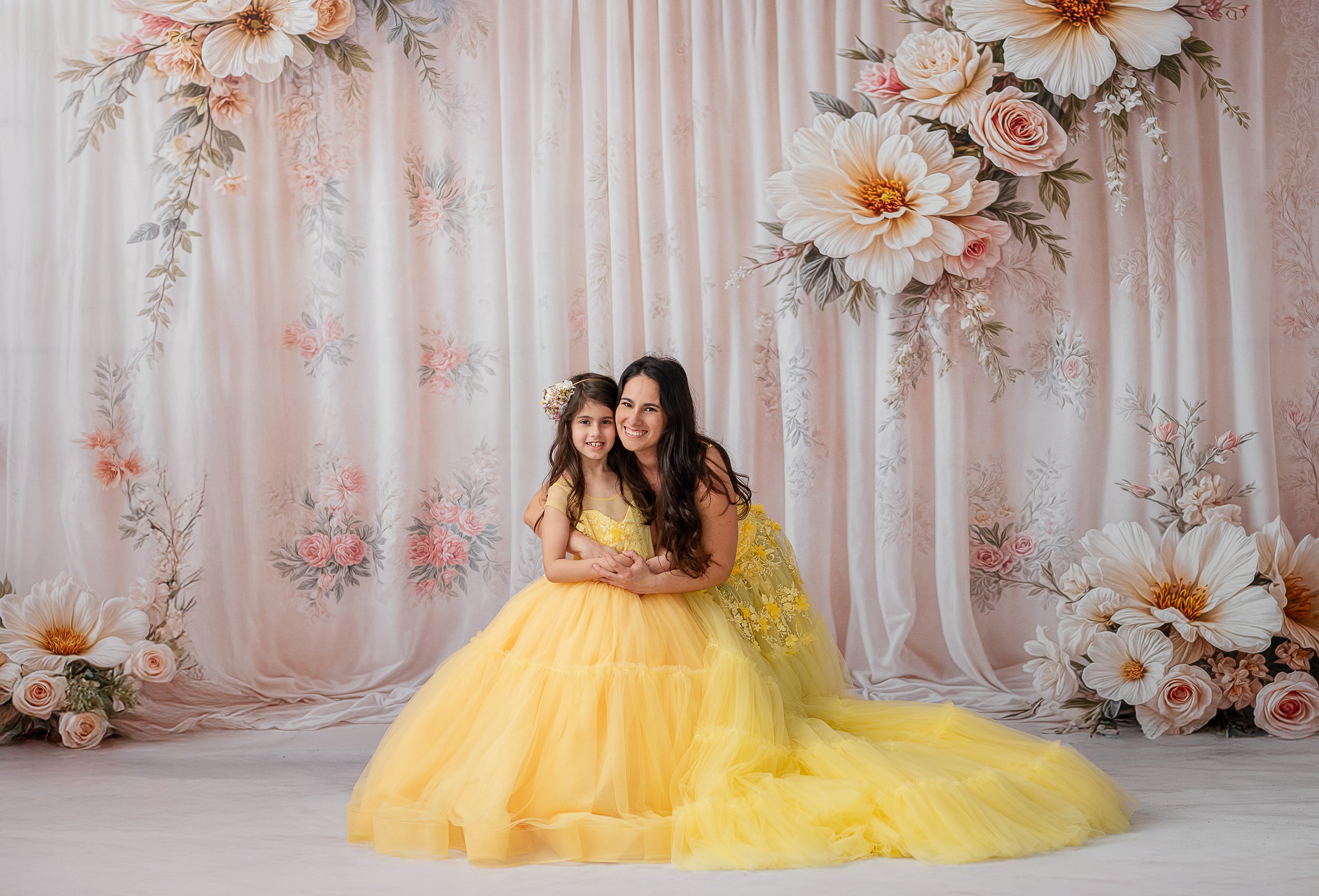"The ethereal look of the Buttercup gown’s tiered skirt, perfect for twirling."