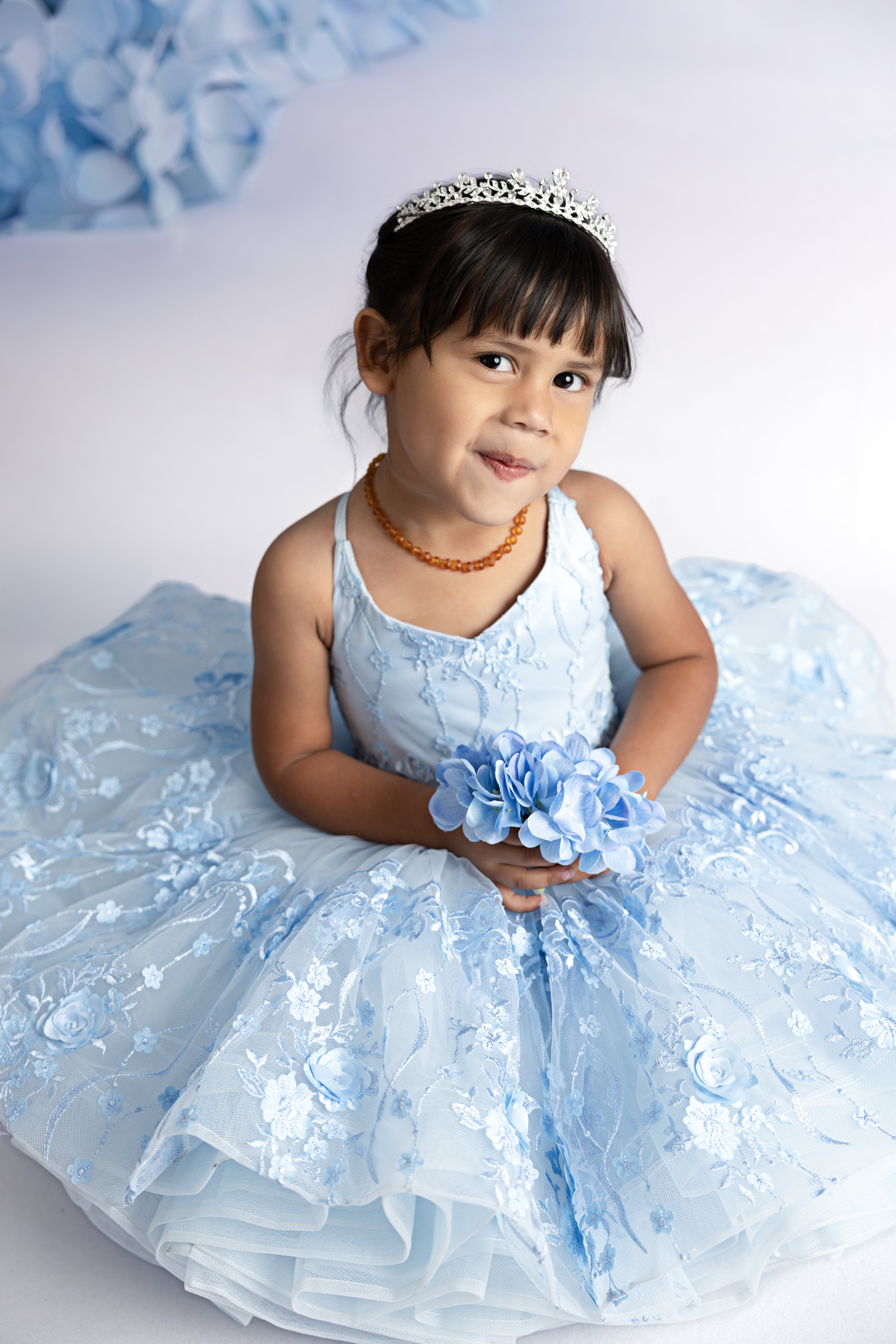 RTS REITRED RENTAL EUC Heavenly- Petal Length Gown ( 4 Year - Petite 5 Year)
