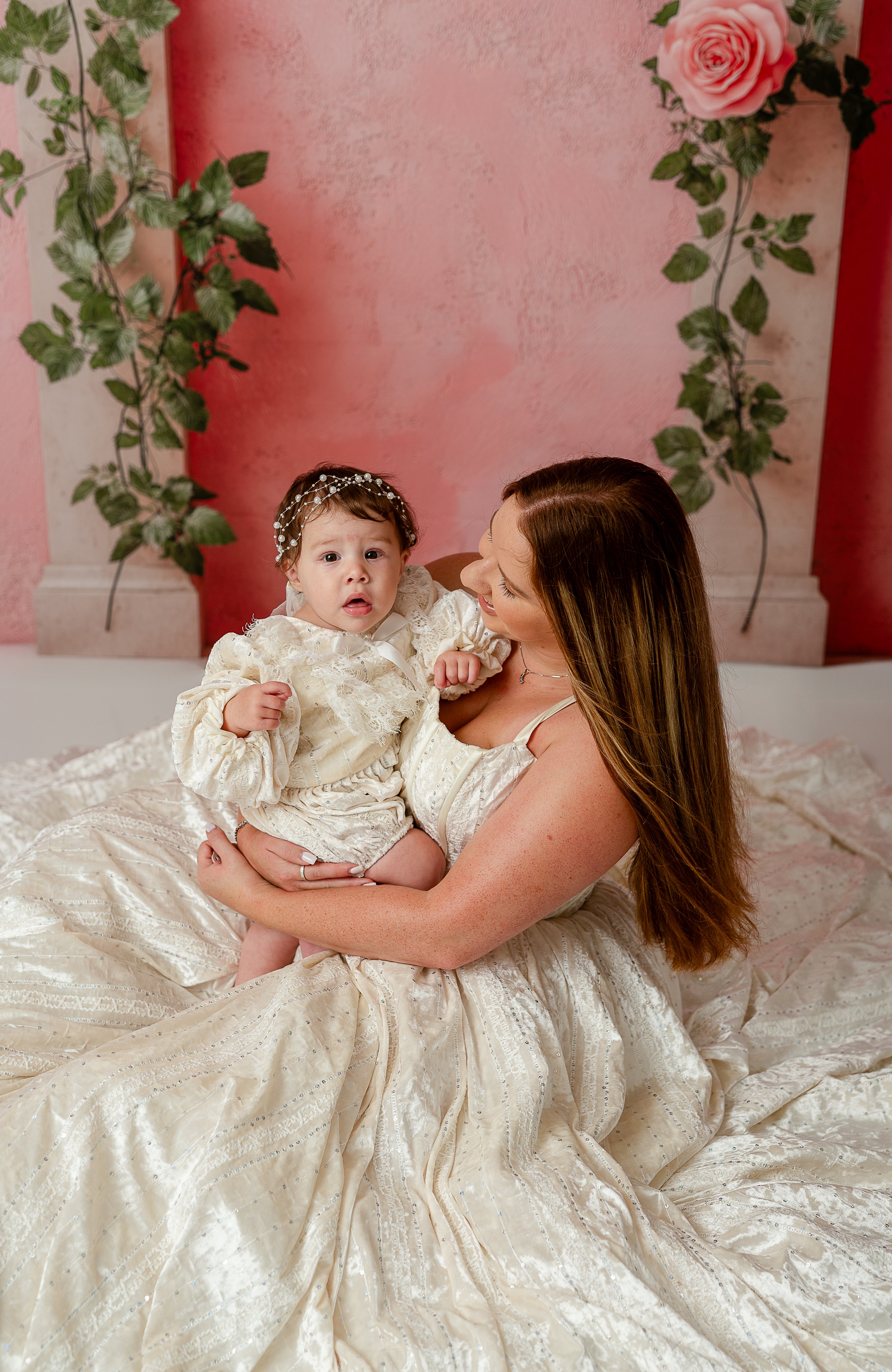 The Rosalie – Custom Color Baby Romper for Photos + Special Occasions