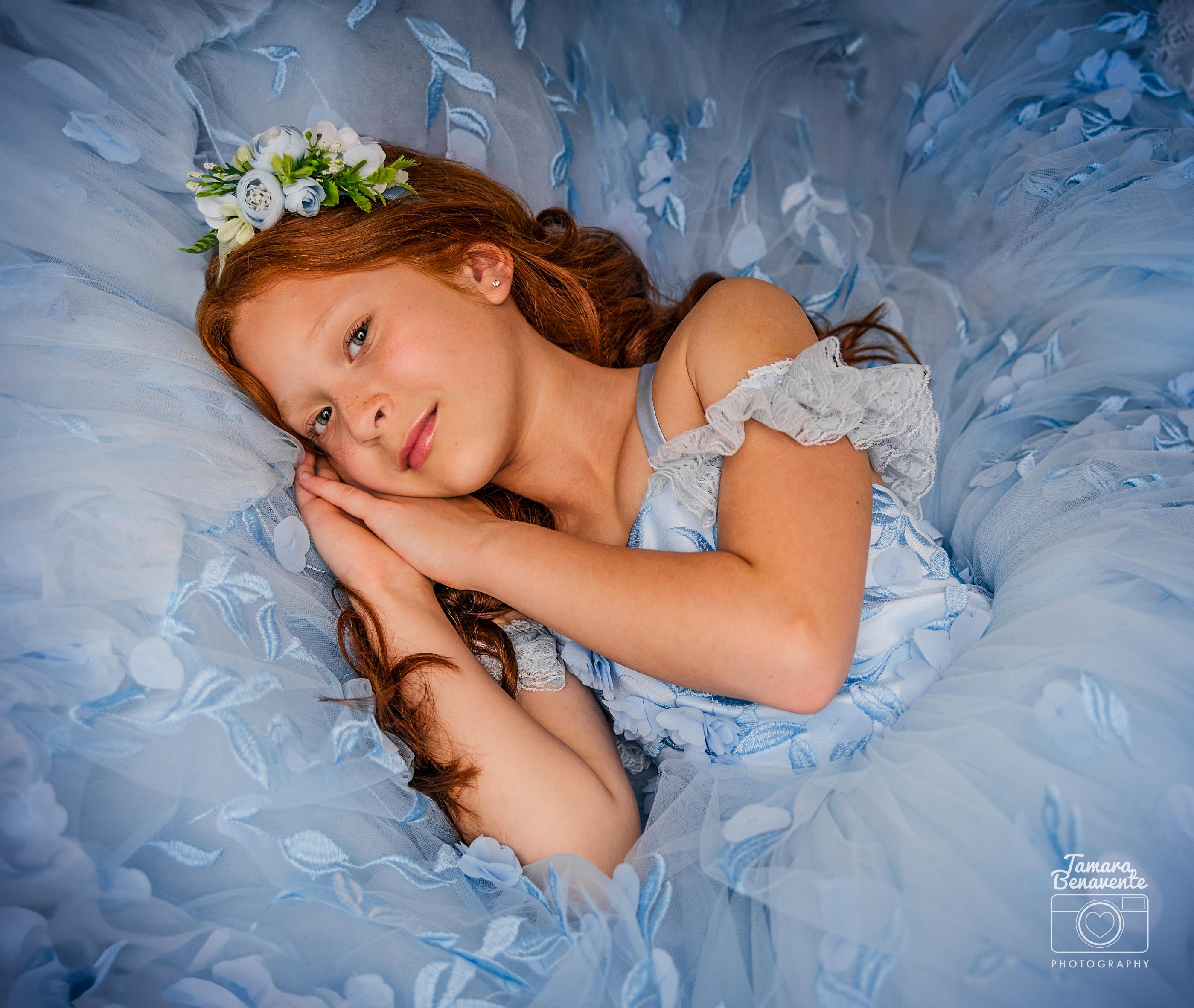 Madeleine- floor long gown -Off shoulder details (6 Year-7 year)