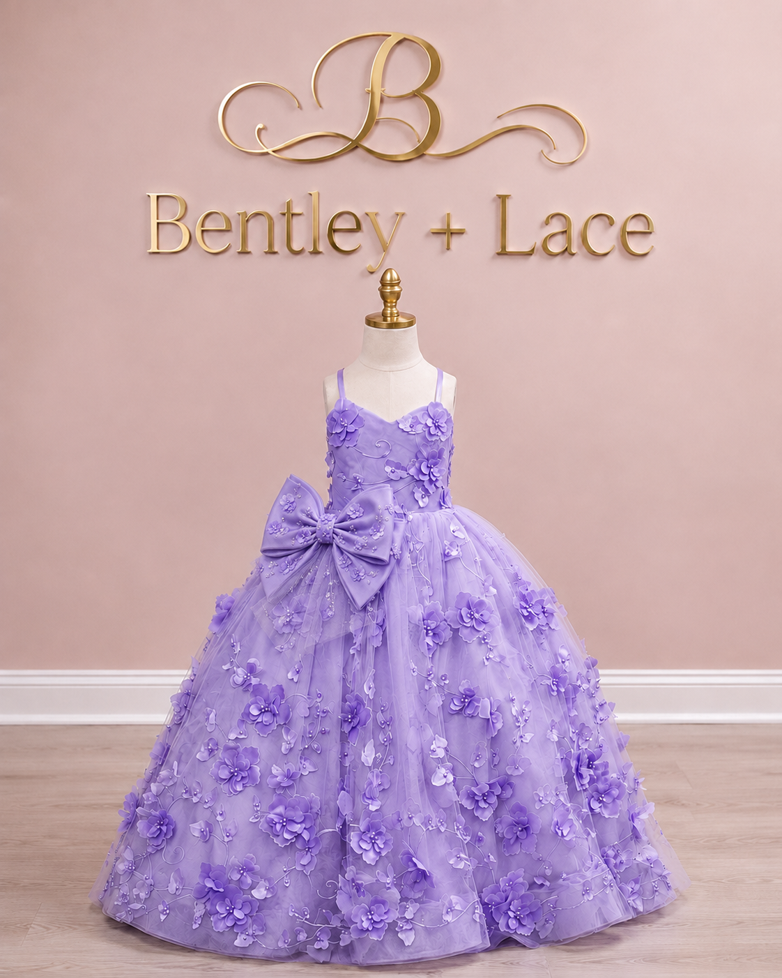 The Lavender Reverie Dress Rental | Fits 3Y-5Y