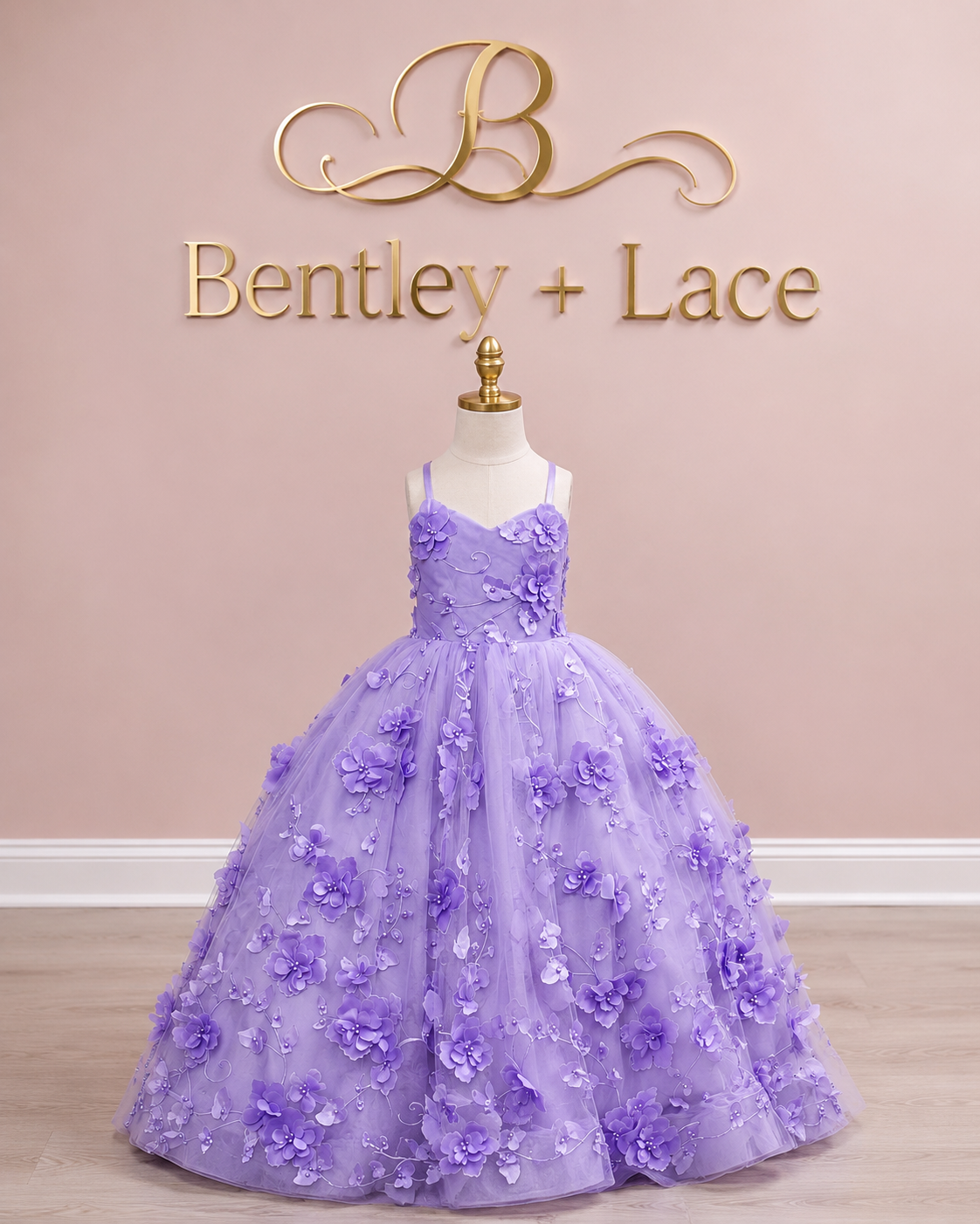 The Lavender Reverie Dress Rental | Fits 3Y-5Y