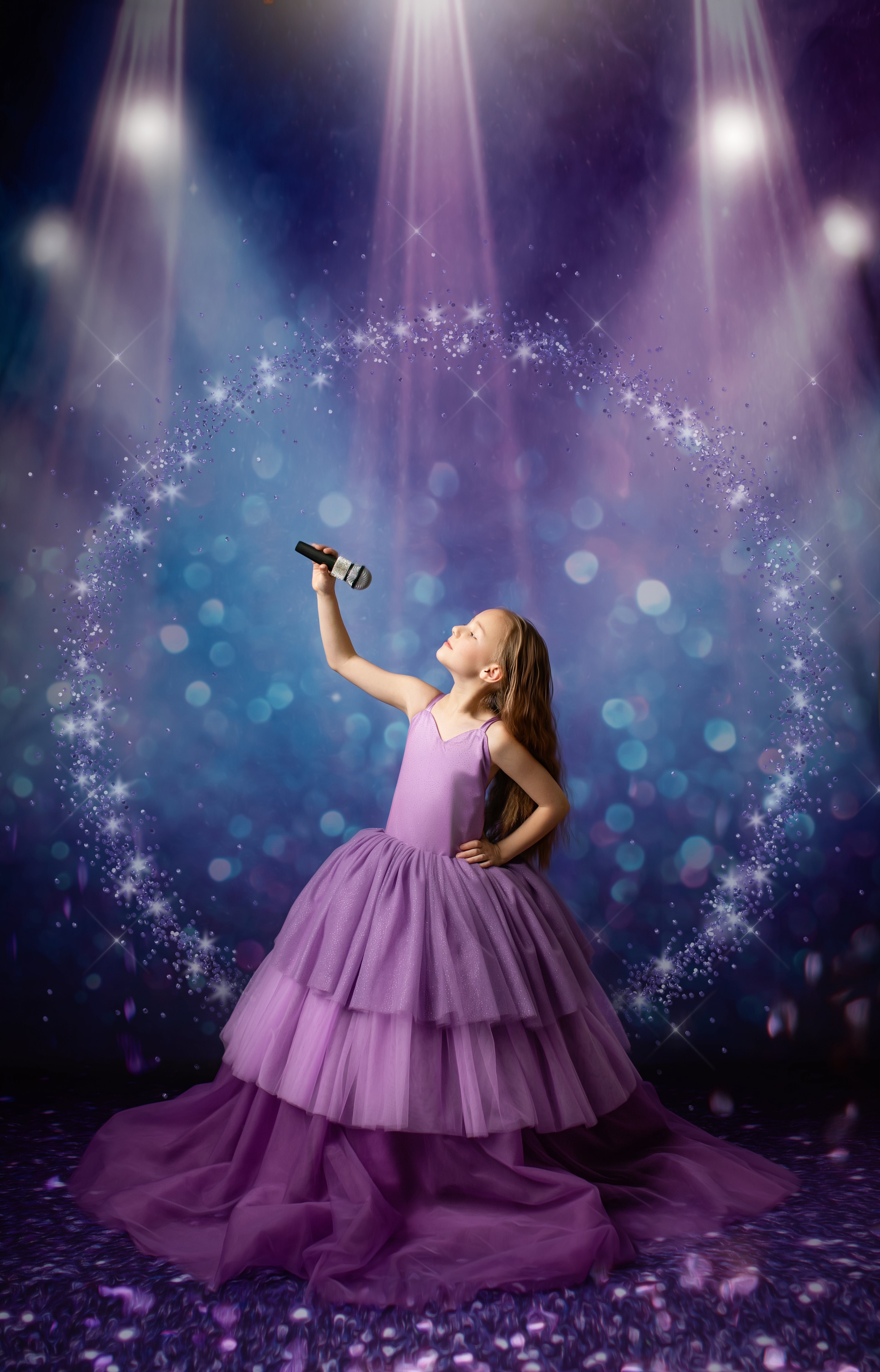 "Swiftie Eras" Floor Length Gown Editorial Dress, Couture Gown, Special Occasion Dress