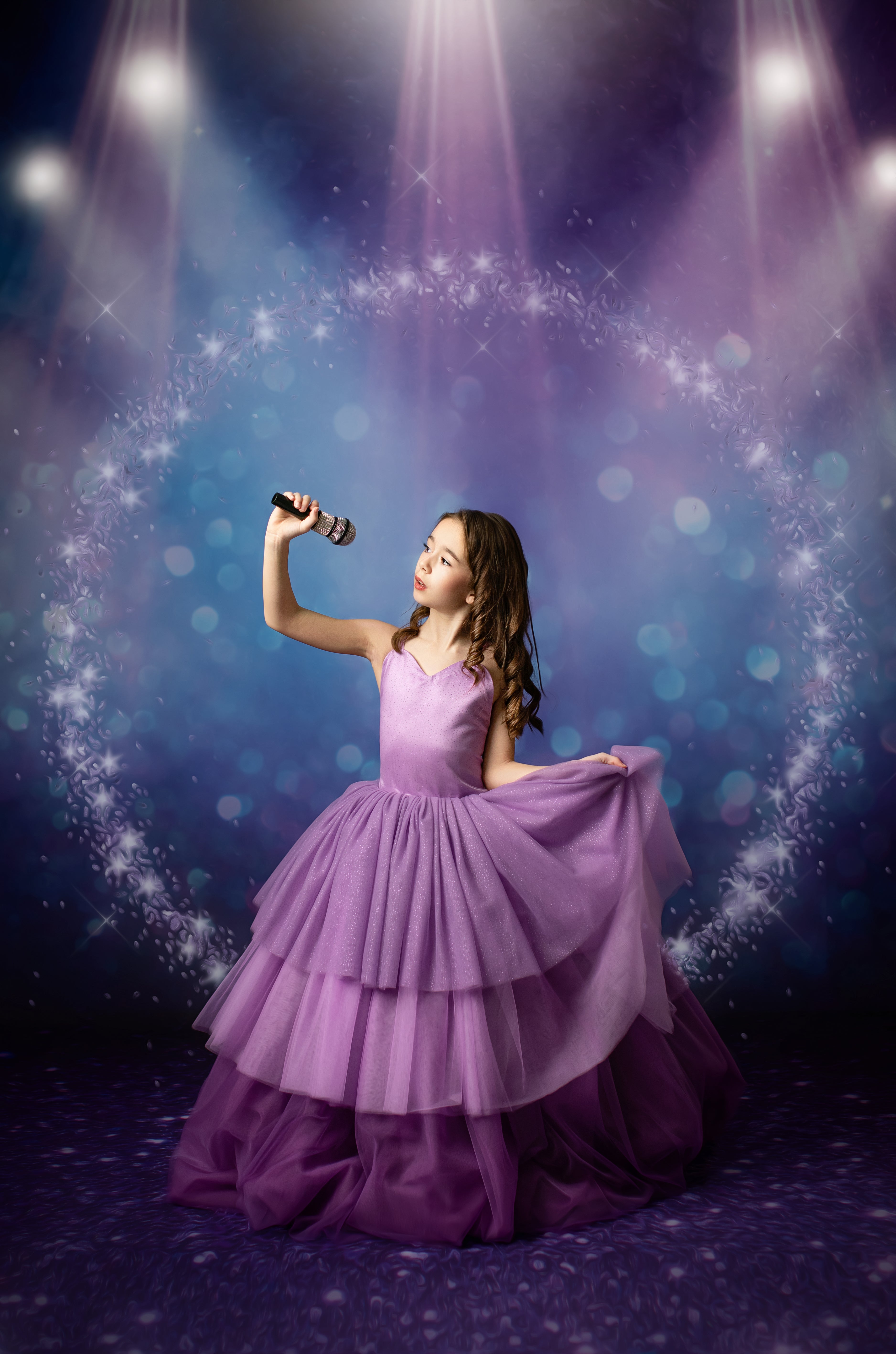 "Swiftie Eras" Floor Length Gown Editorial Dress, Couture Gown, Special Occasion Dress