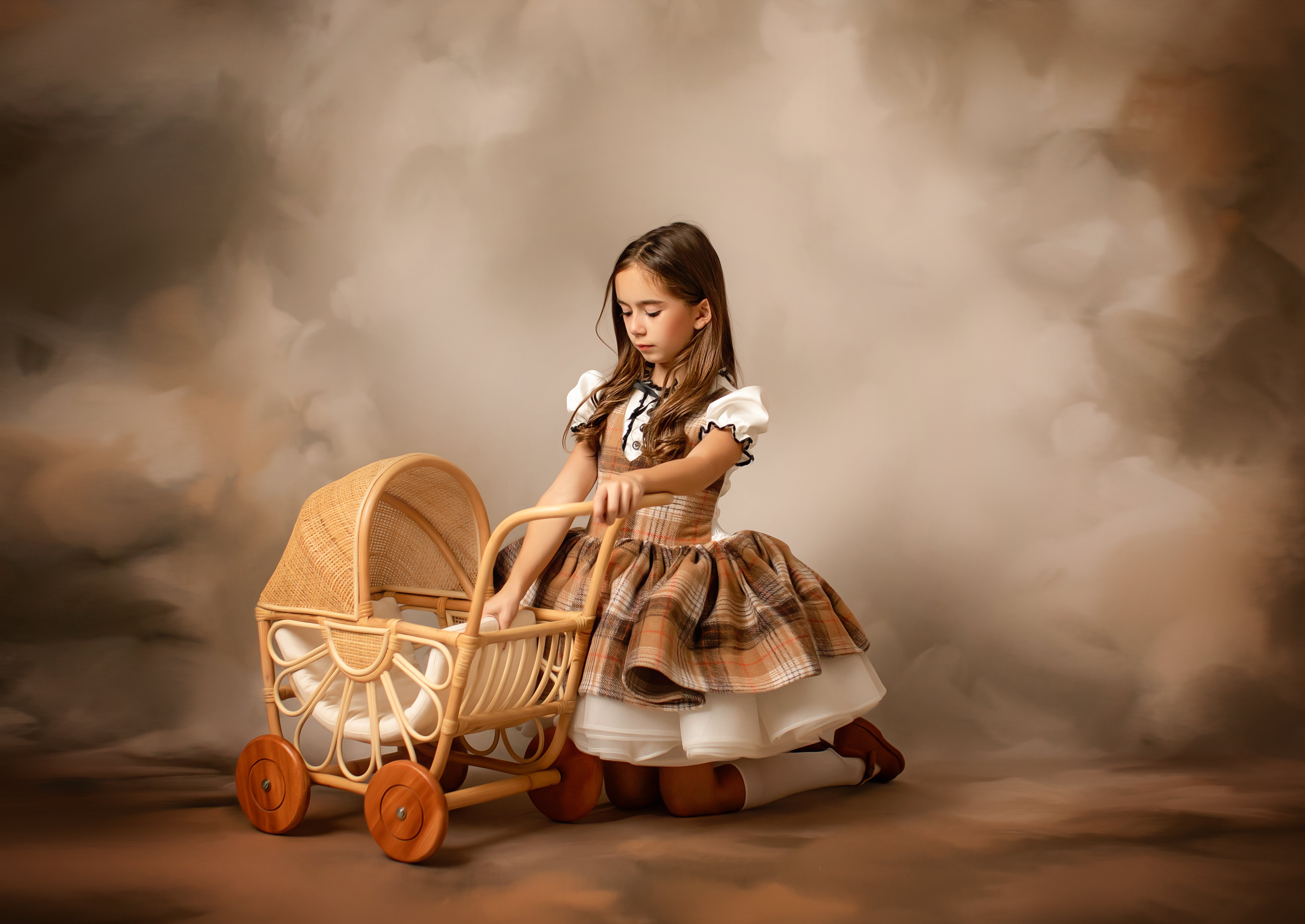 "London Fog" Dress & Boys Shorts Set | Dress (5-6 Years) & Boys Shorts (5-7 Years)