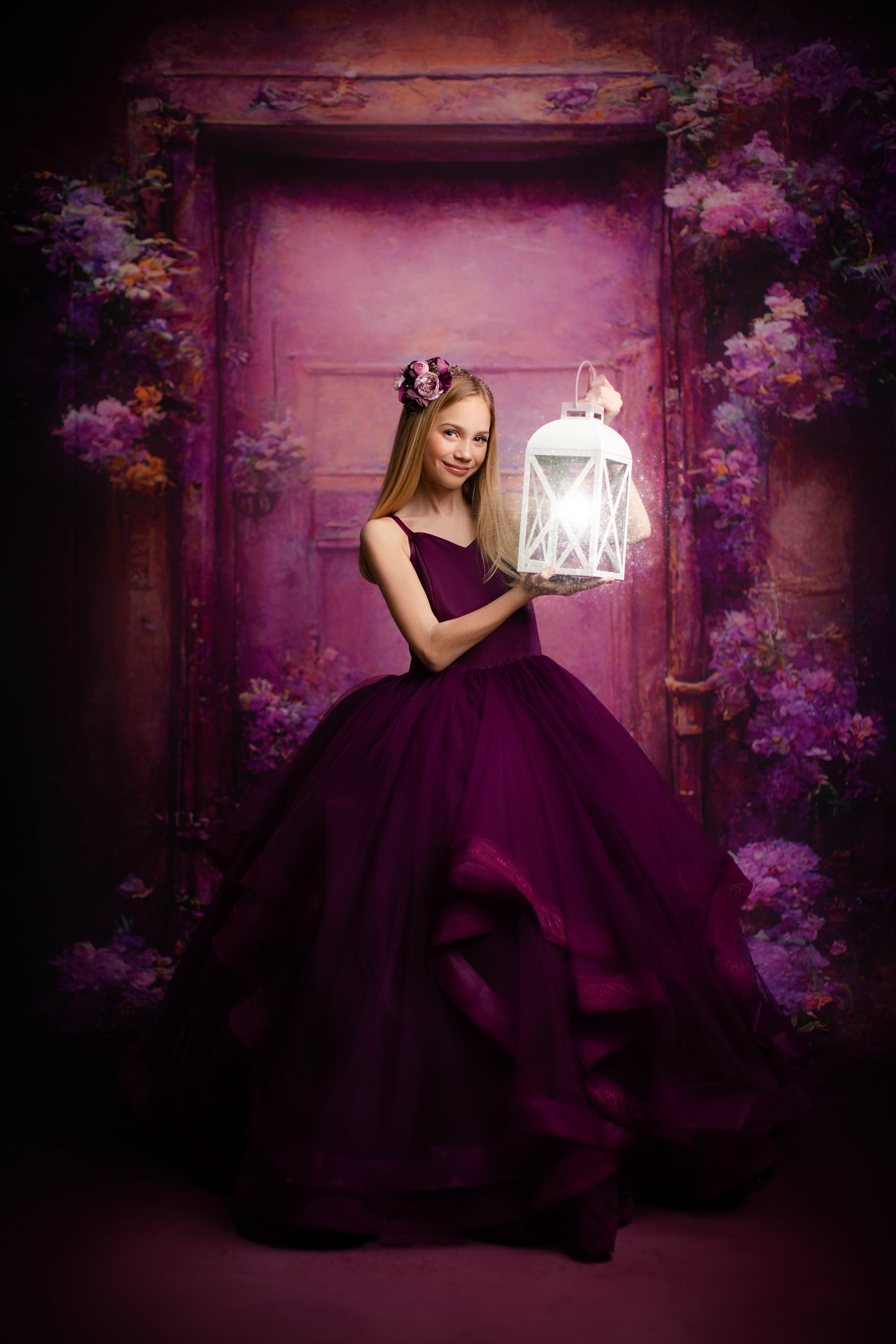 Cascade custom Solid gown- choose color Editorial Dress, Couture Gown, Special Occasion Dress