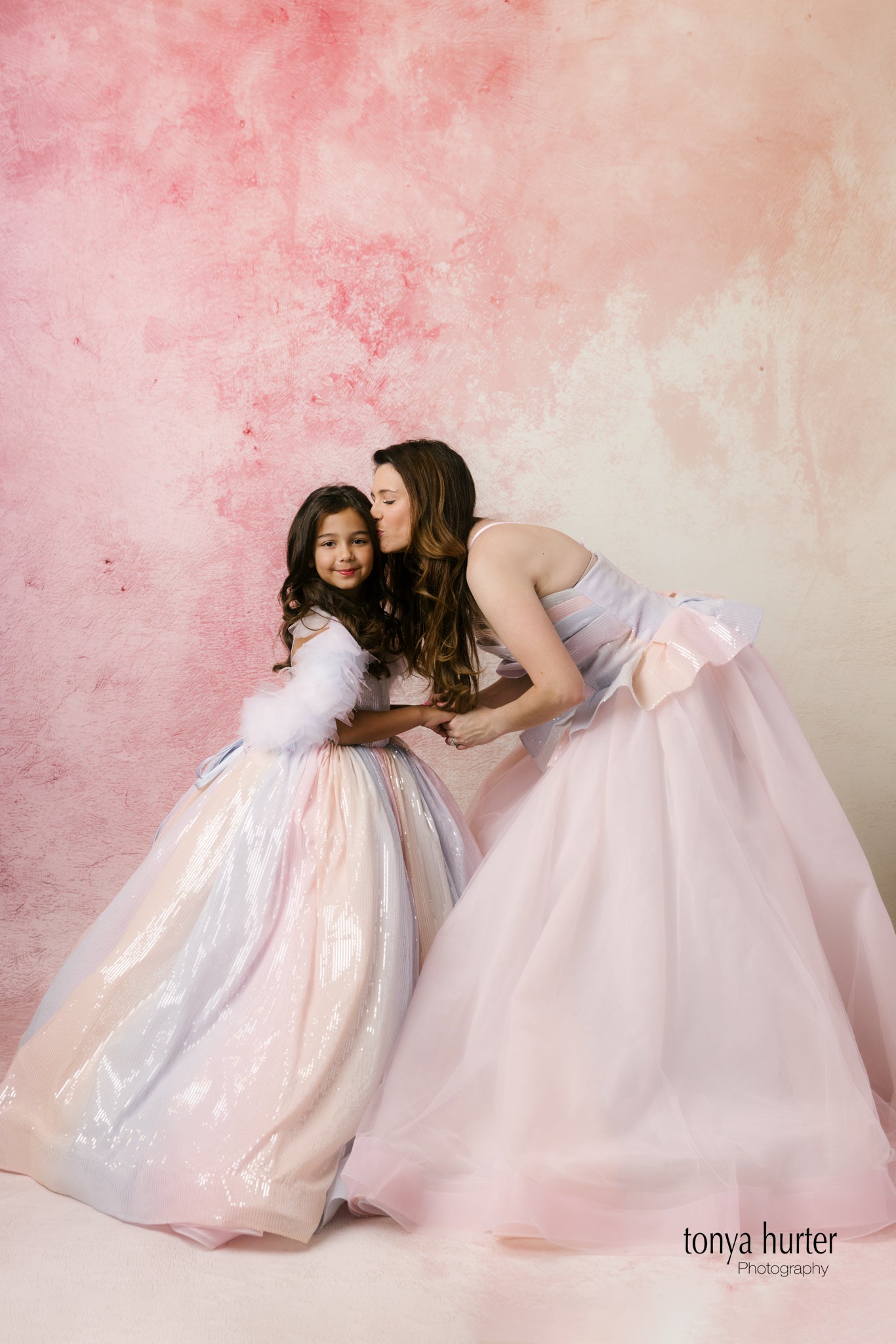 Aurora Gleam - Floor Length Gown with Detachable Tulle Sleeves (9-10 Years)