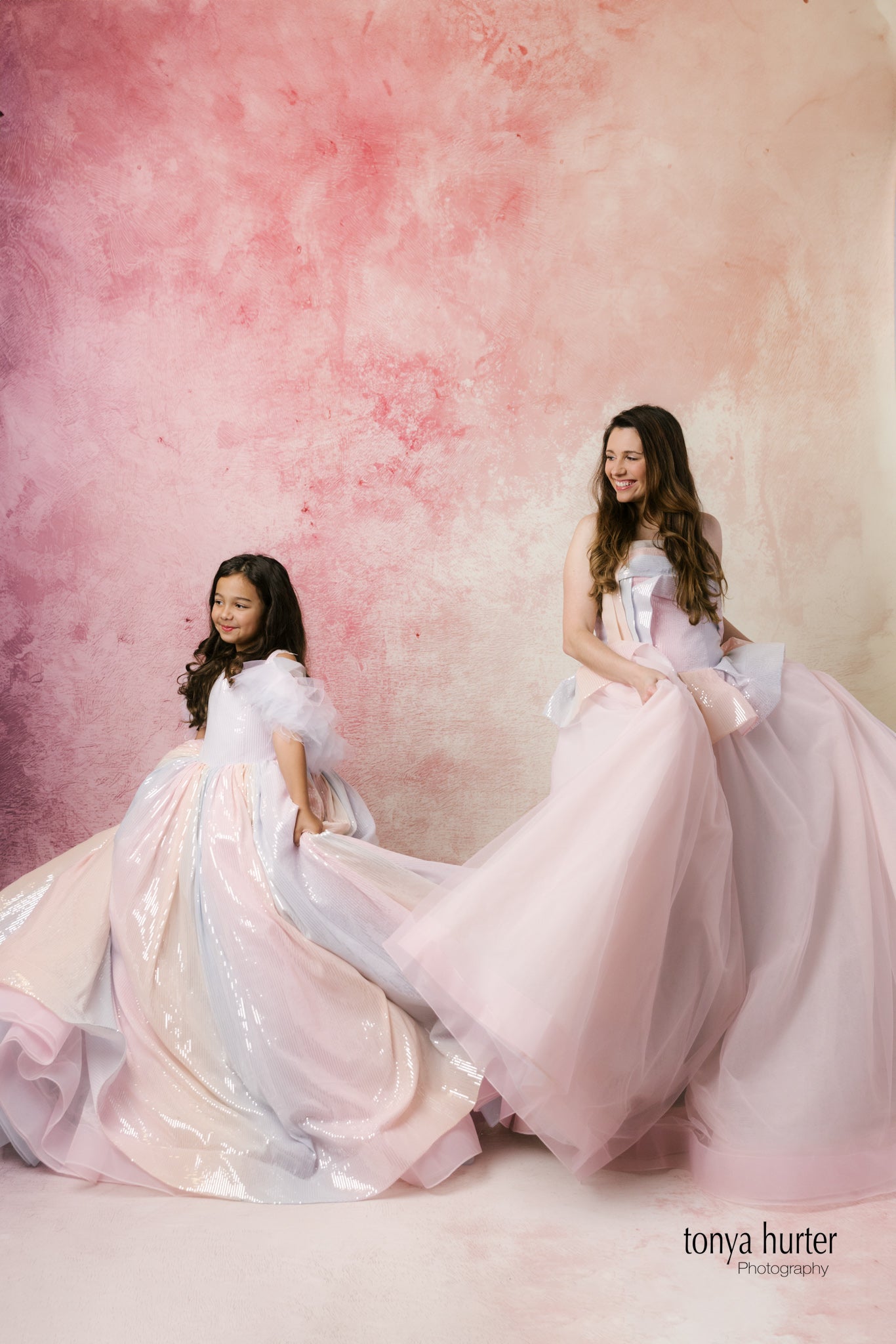 Aurora Gleam - Floor Length Gown with Detachable Tulle Sleeves (9-10 Years)
