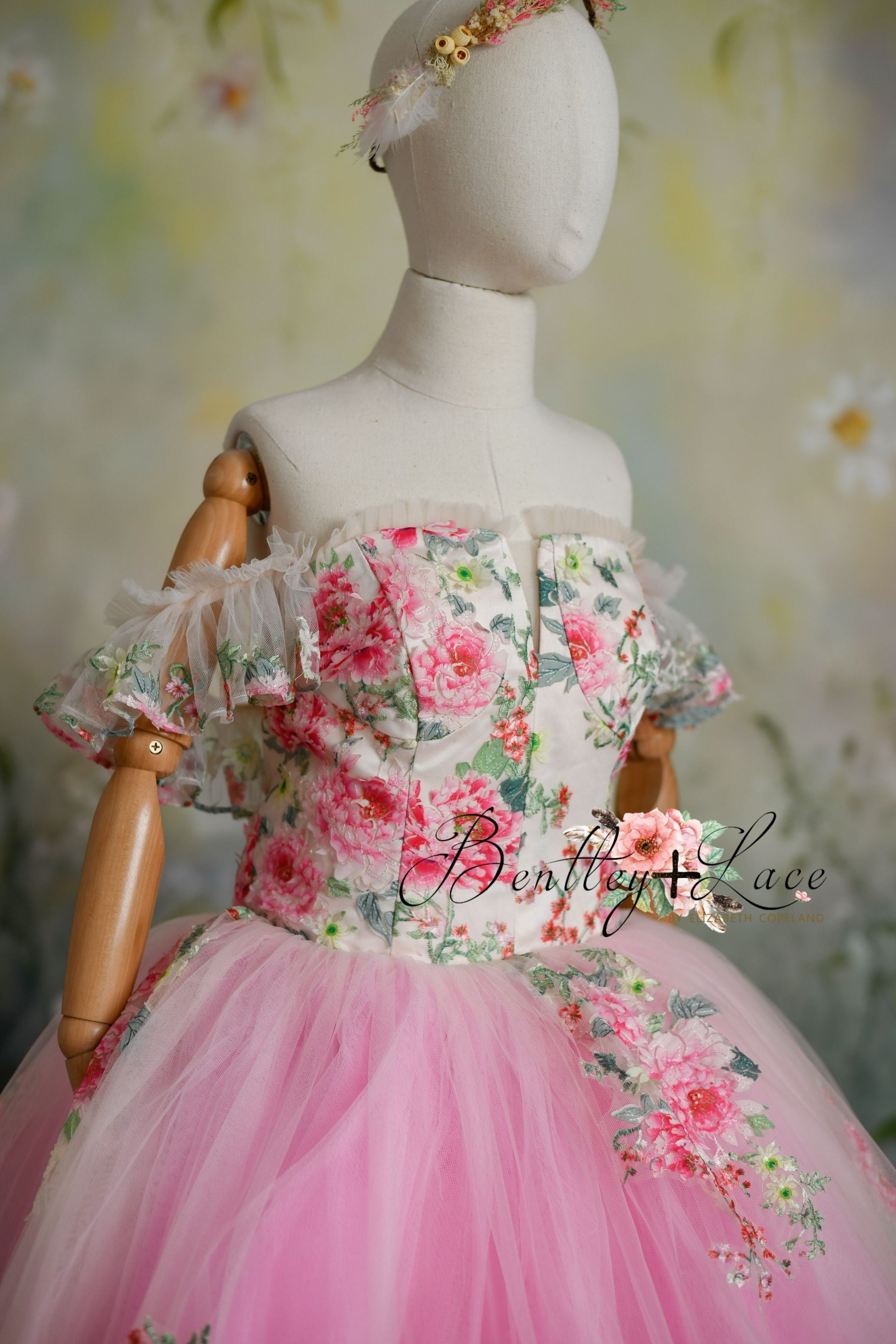 "Sabrina" Fairytale Floor Length Dress ( 14 Year - adult 4)