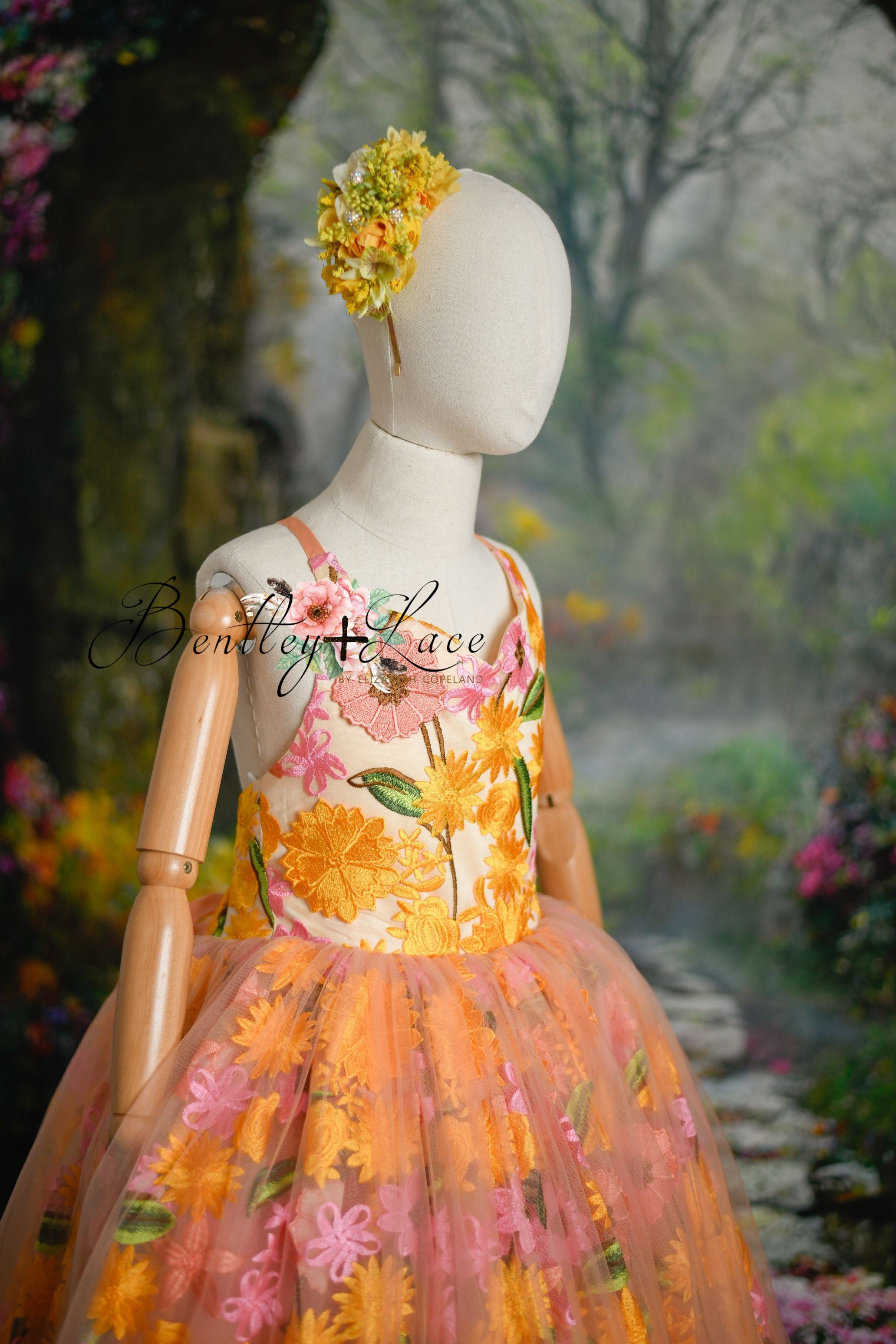 "Wisteria" Floor Length Dress ( 6 Year - 7 year)