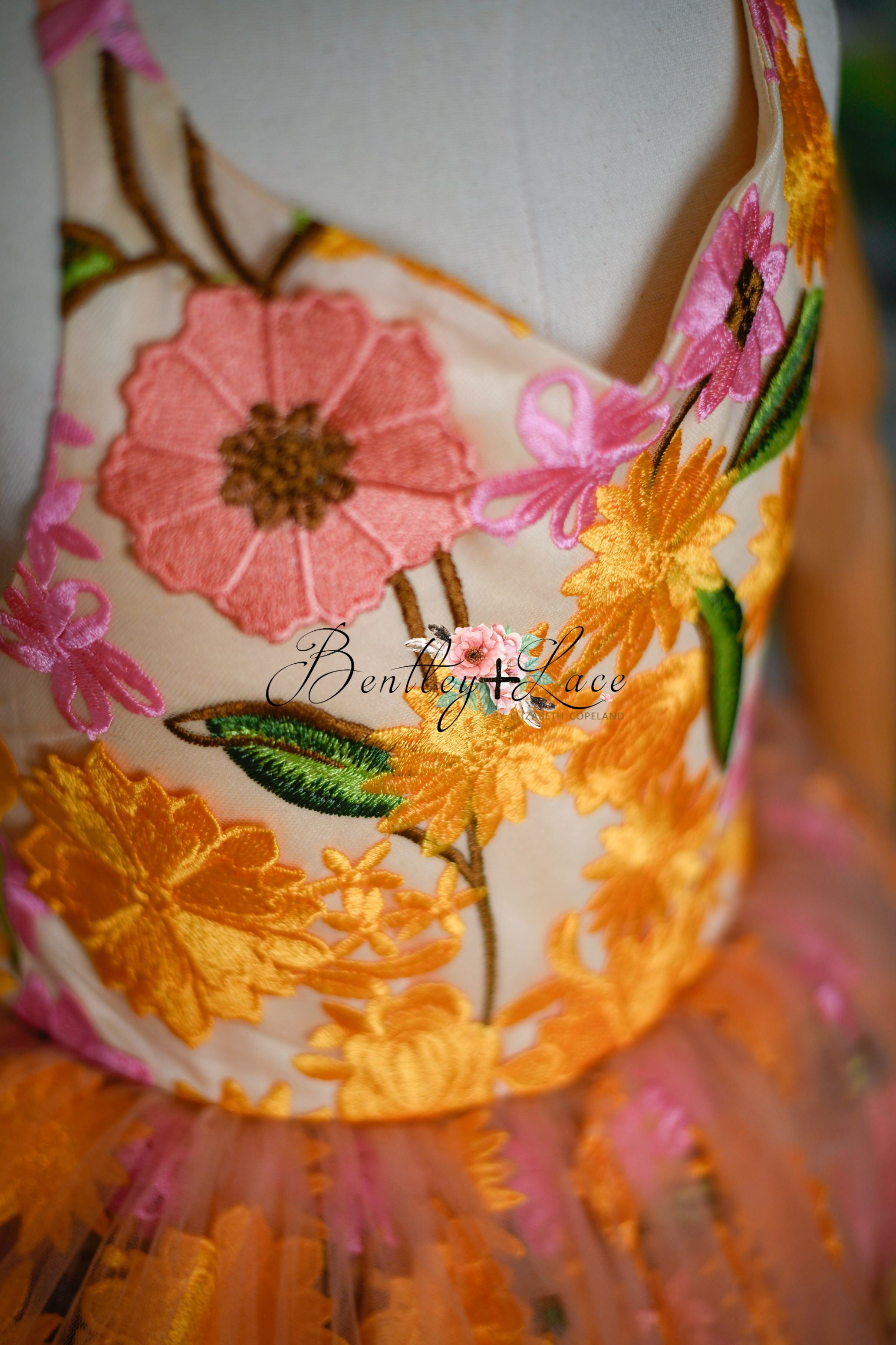 "Wisteria" Floor Length Dress ( 6 Year - 7 year)