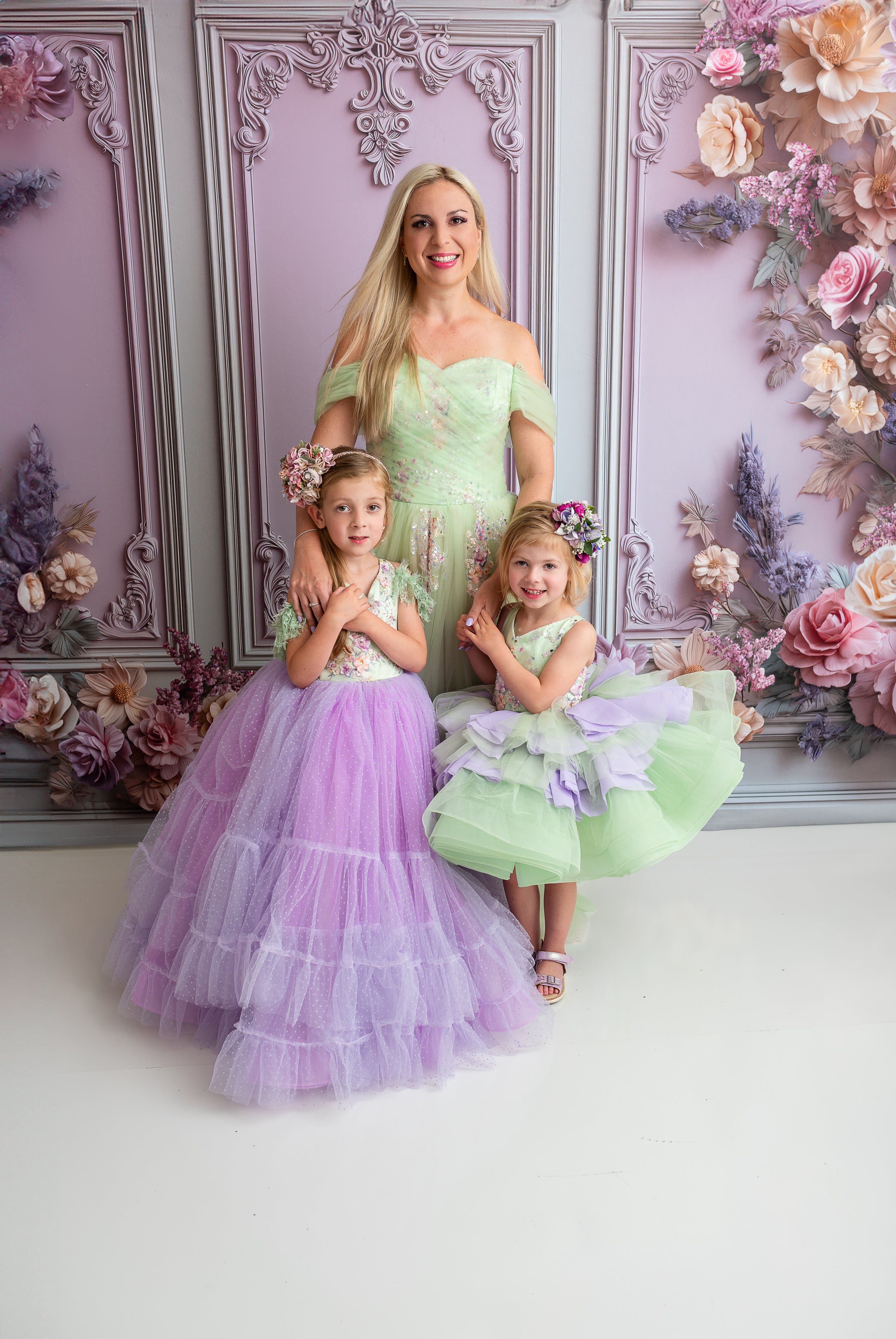 "Meadow Mist" - Floor length dress ( Adult size 4 - Adult size 8)