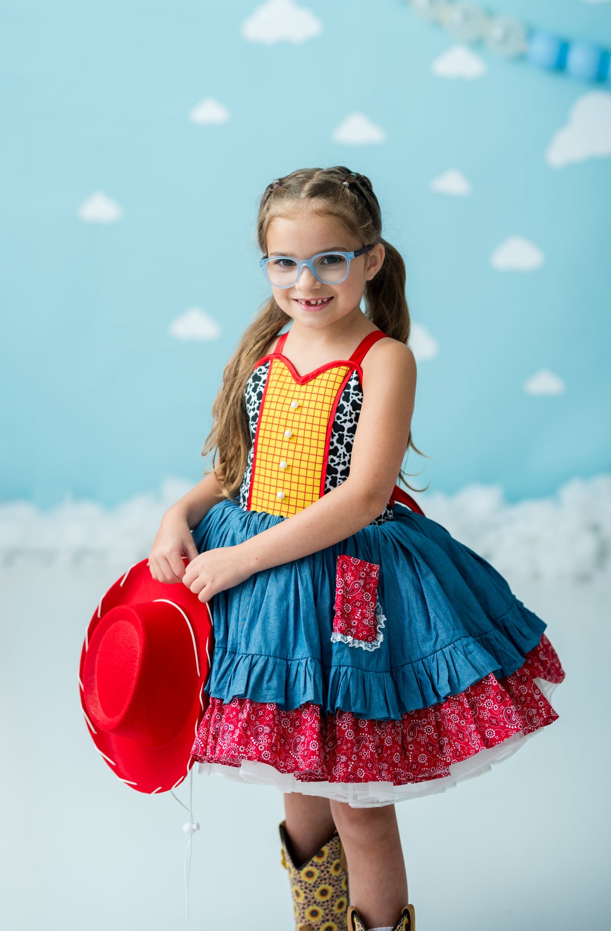 “You’ve Got a Friend” Western Twirl Dress Rental | Dress + Detachable Vest