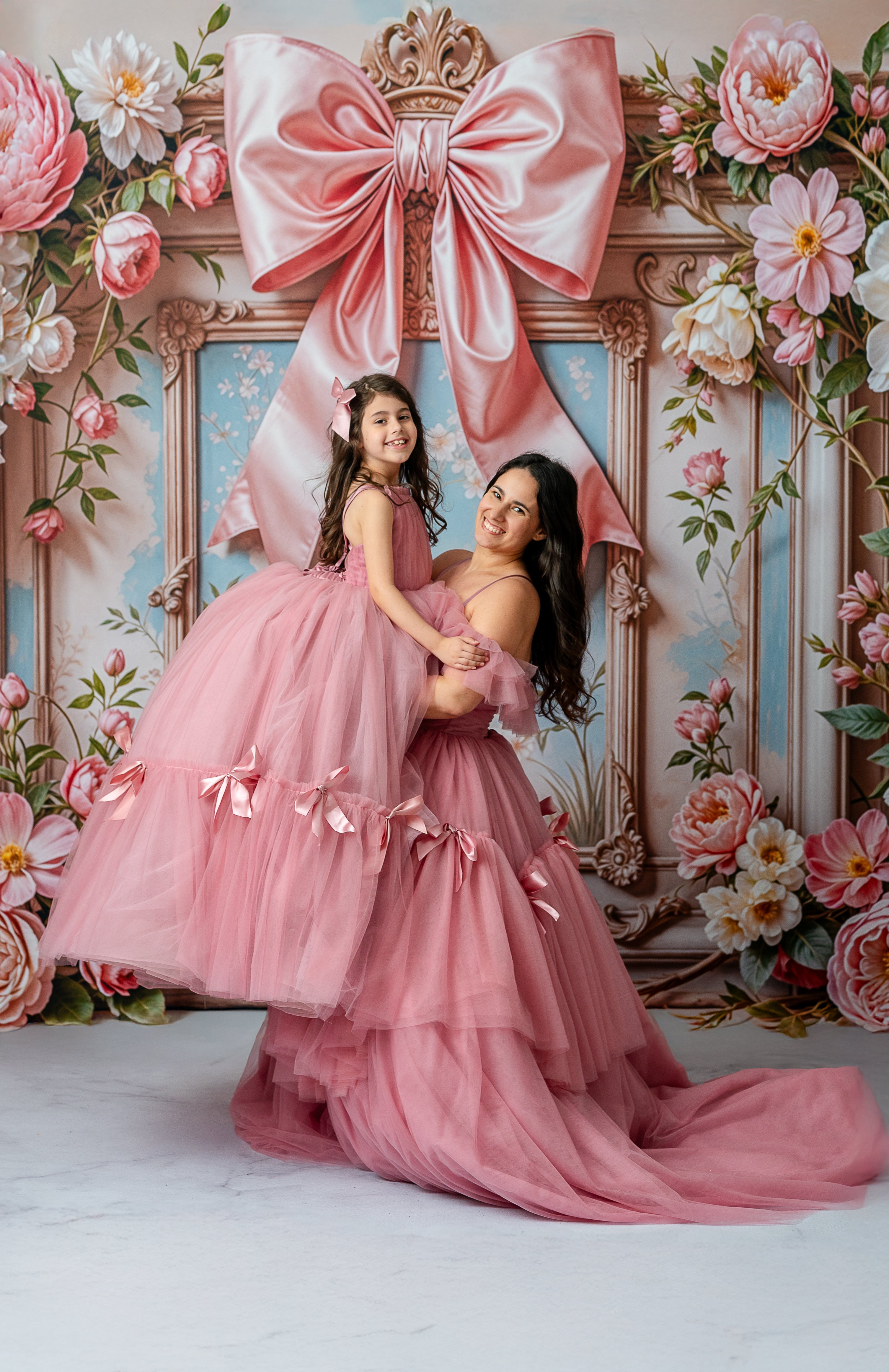 "Crafted from luxurious bridal soft tulle and satin for an elegant and refined style."
