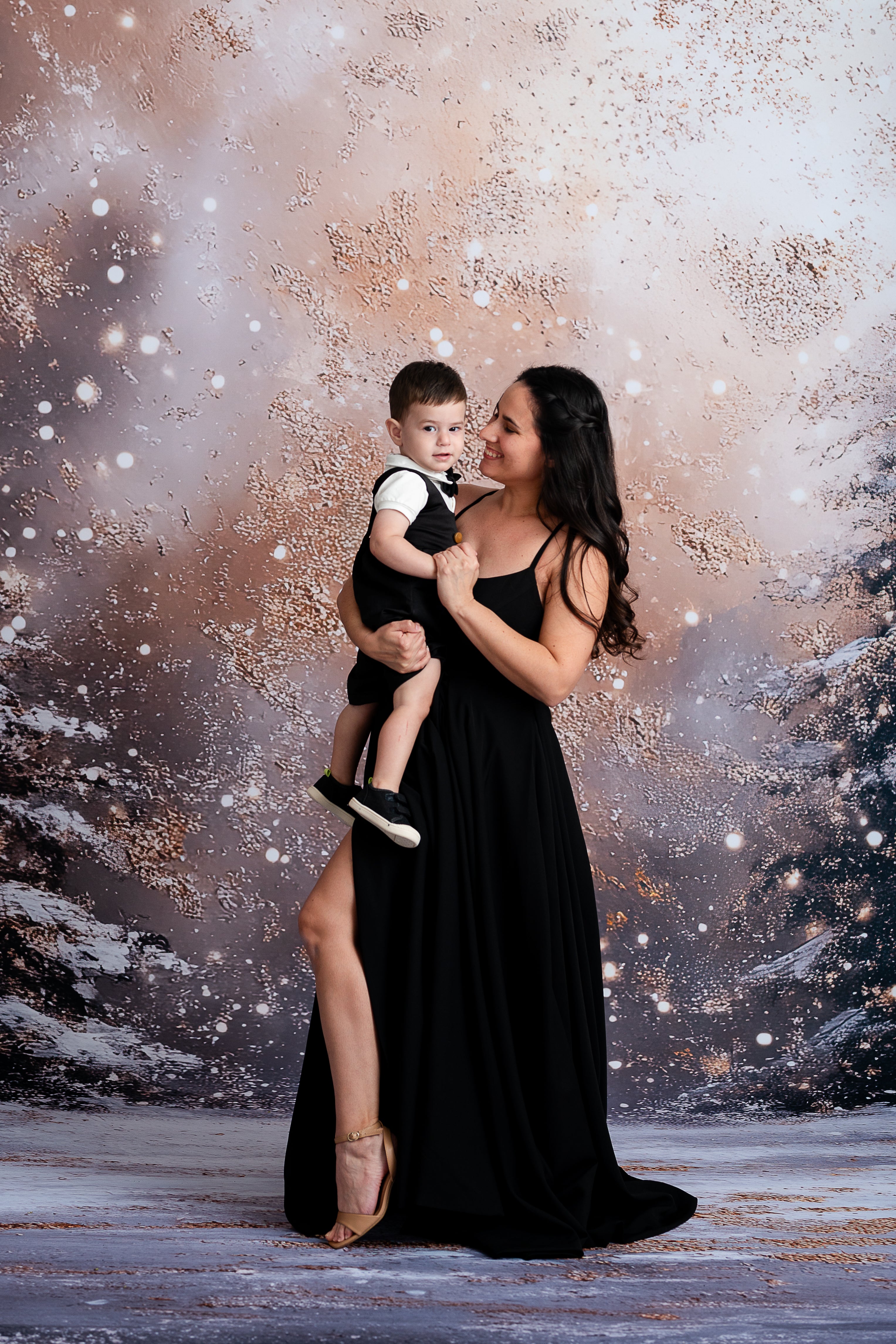 "Alchemy" Black Couture Rental Gown | Floor-Length Dress for Adult Sizes 0 to 6