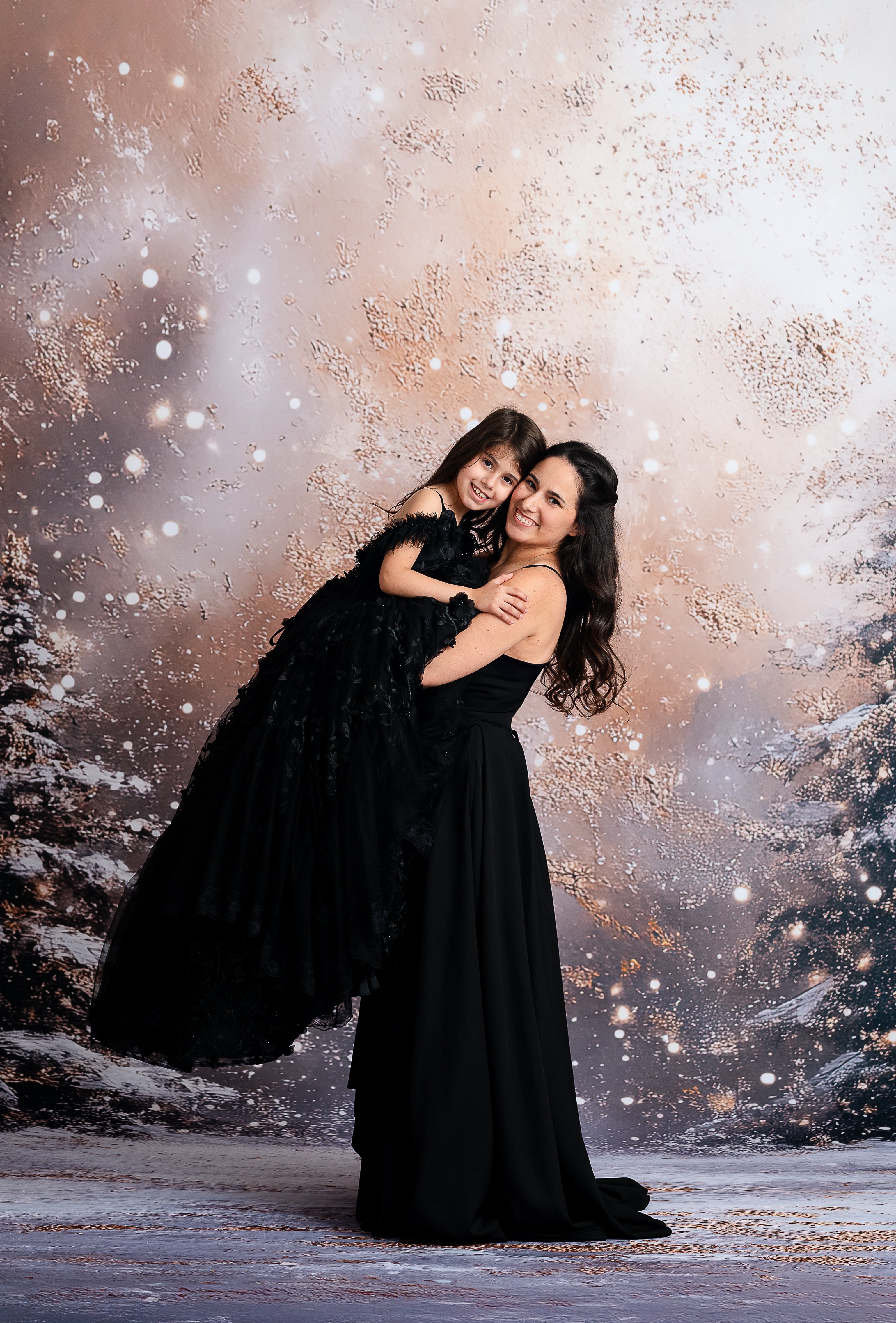 "Alchemy" Black Couture Rental Gown | Floor-Length Dress for Adult Sizes 0 to 6