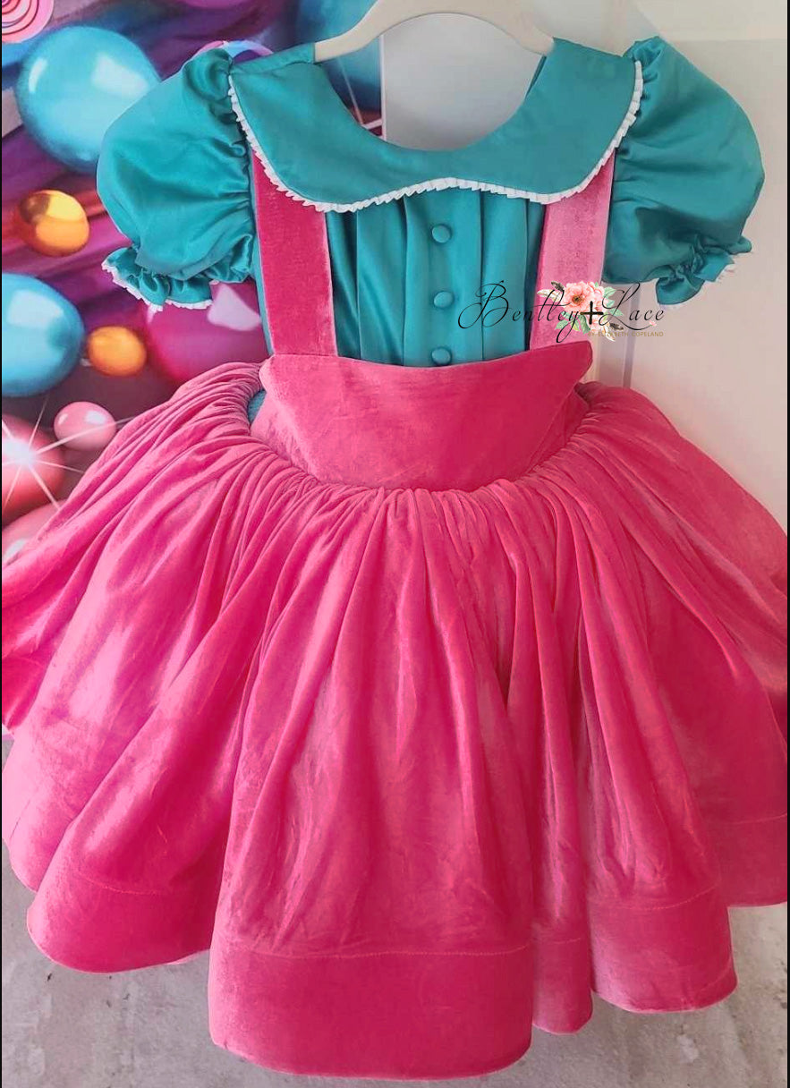 "Candy Affair Dress" -   petal length dress ( 6 Year - 7 Year)