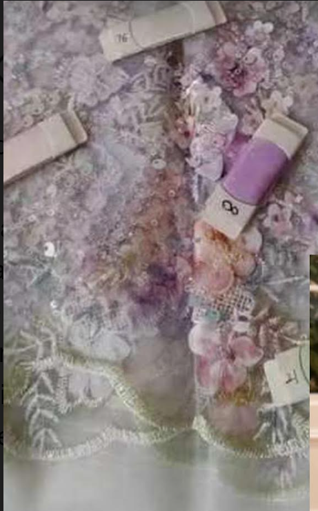 REMNANT sequin bead pastels