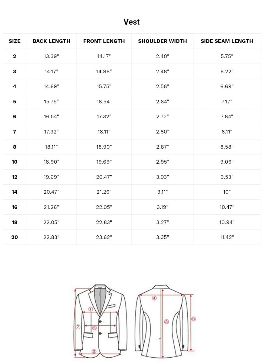 Boys' Suit Set | Pants, Vest, and Jacket | Stylish Outfit for Special Occasions