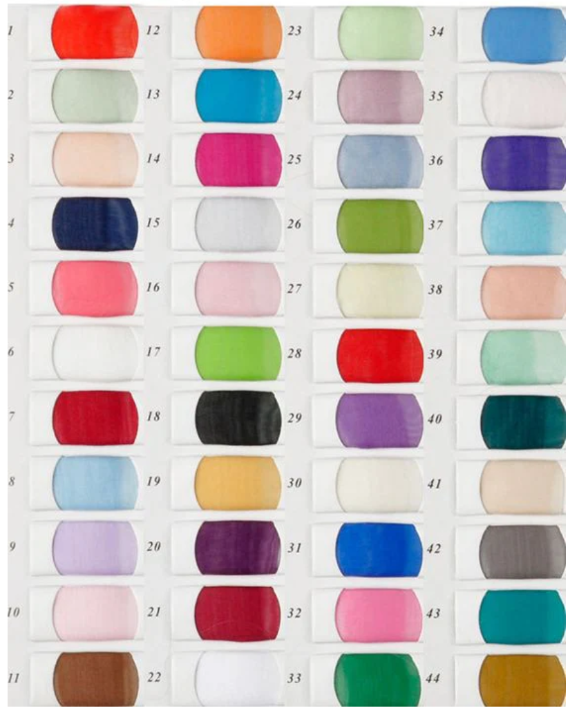 Custom Detachable Solid Tulle/Organza Cascade skirts (Child -Adult Sizes) - Custom color / fabric options available