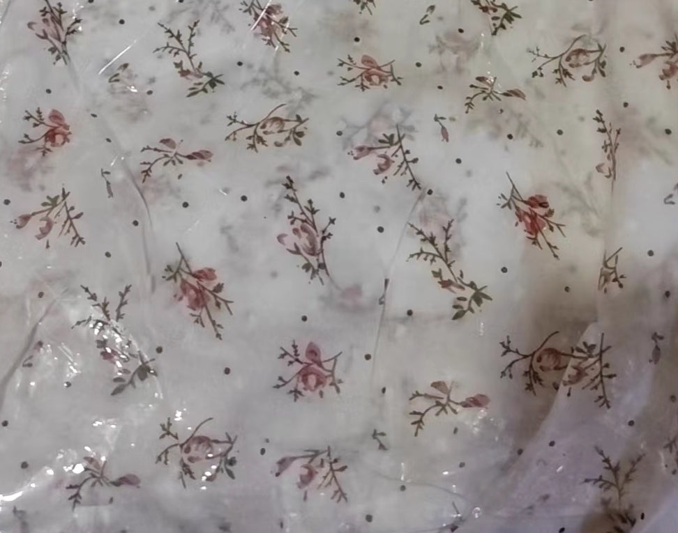 REMNANT Vintage flowers white