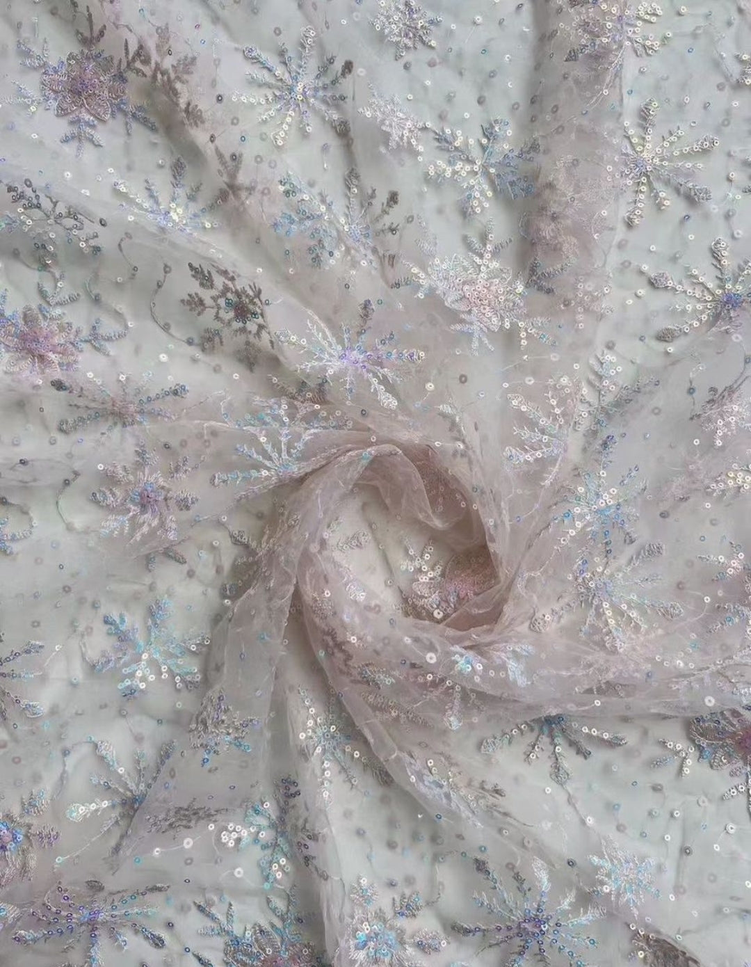 Glittering Icicle Waltz | Christmas Dress Detachable Jacket, Cape and Dress | Custom Colors | Editorial & Special Occasion Dress