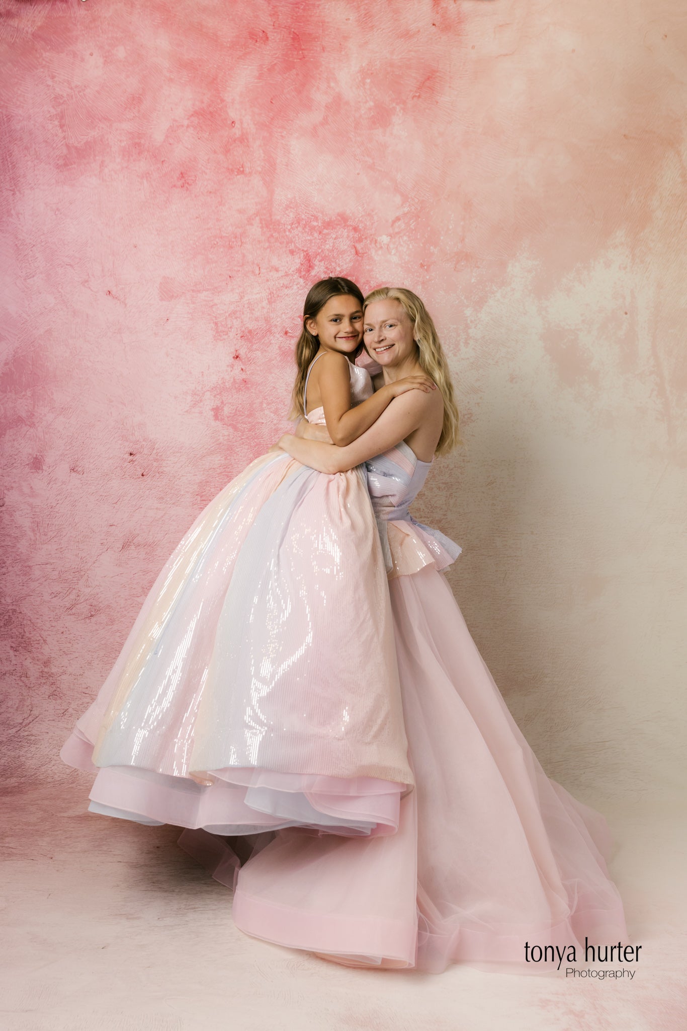 Aurora Gleam - Floor Length Gown with Detachable Tulle Sleeves (9-10 Years)
