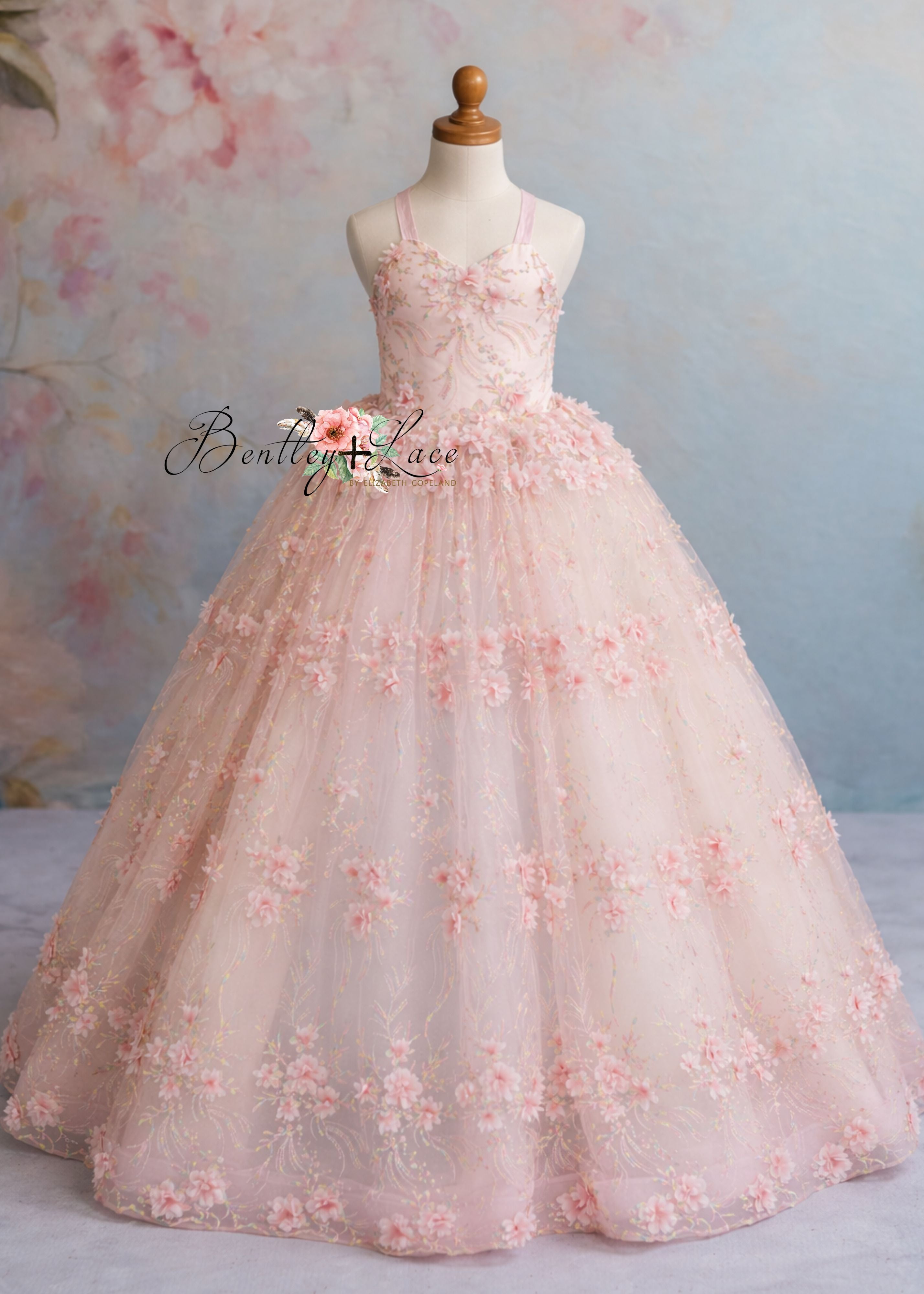 Little Blossom Promise Floor-Length Gown (8 Year-10 Year)