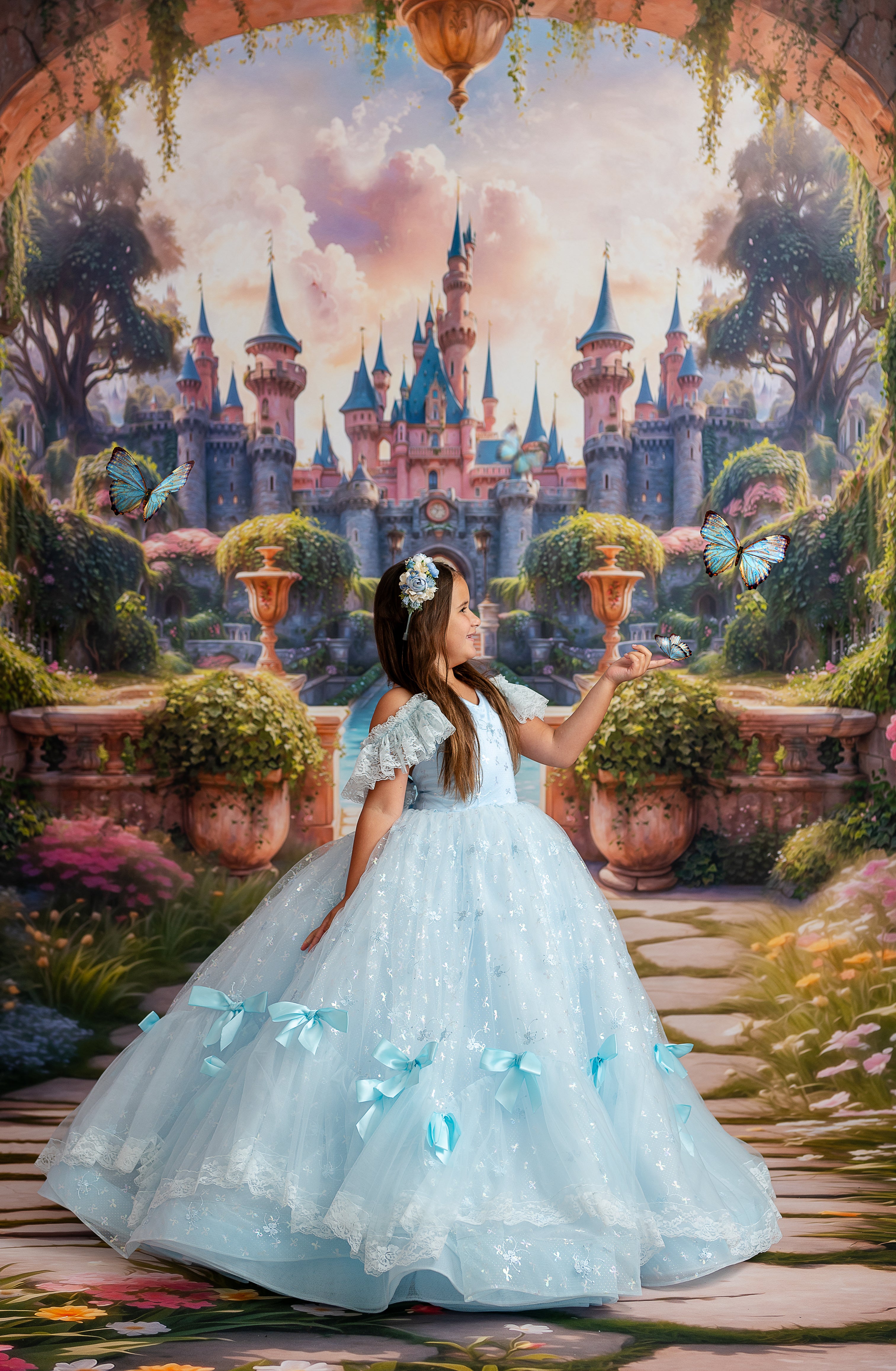 Custom Whimsy Bows Couture Gown – custom color options - GORGEOUS SPECIAL OCCASION OR PHOTO SHOOT DRESS